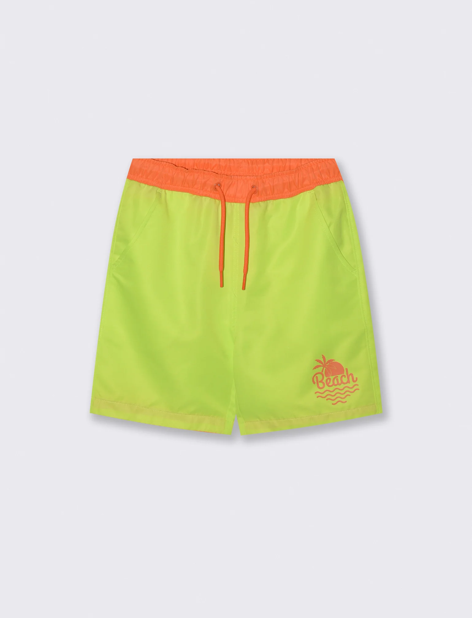 Costume boxer bicolore con bustino - Giallo - Image 2