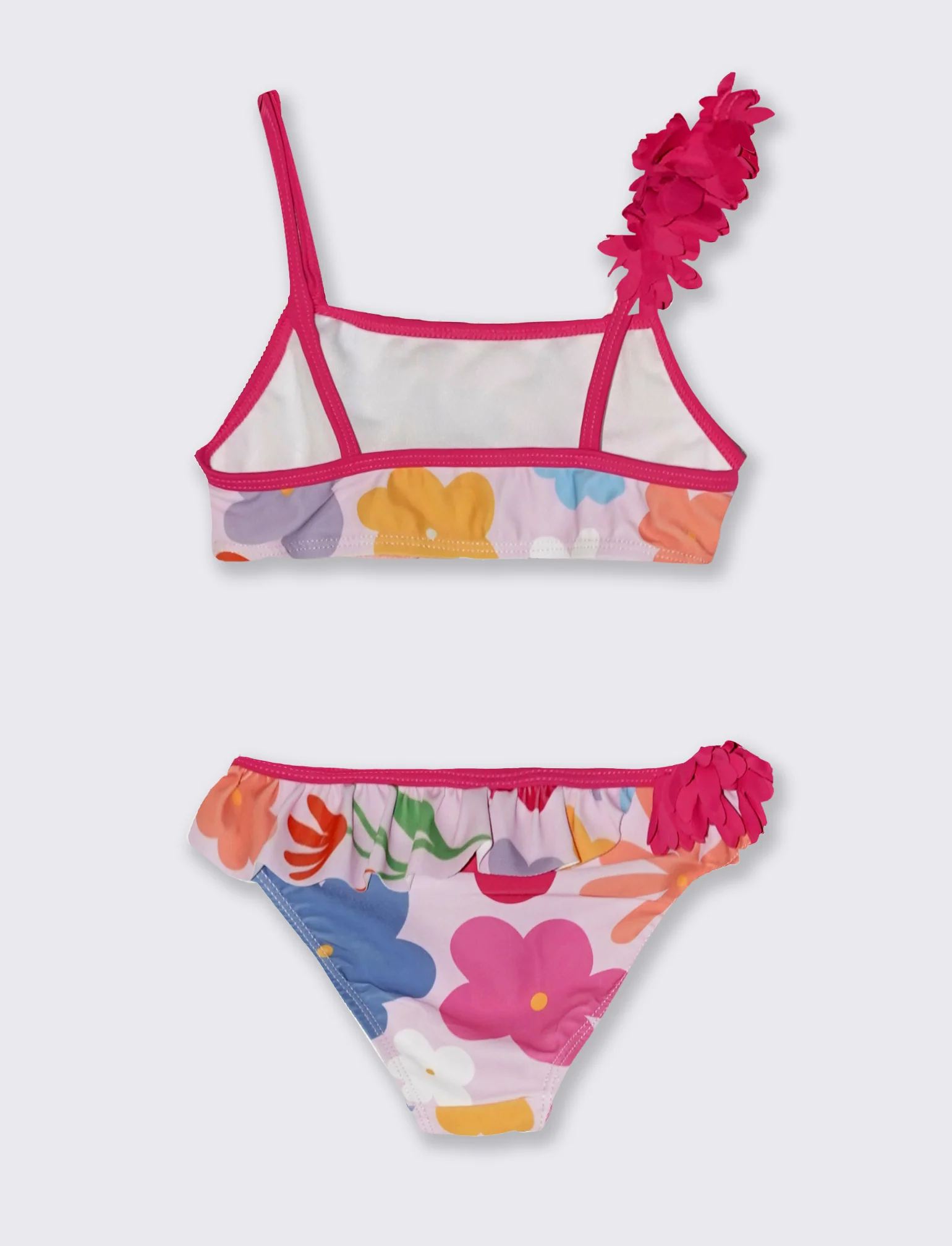 Costume da bagno 2 pezzi Minnie con rouches - Fuxia - Image 2