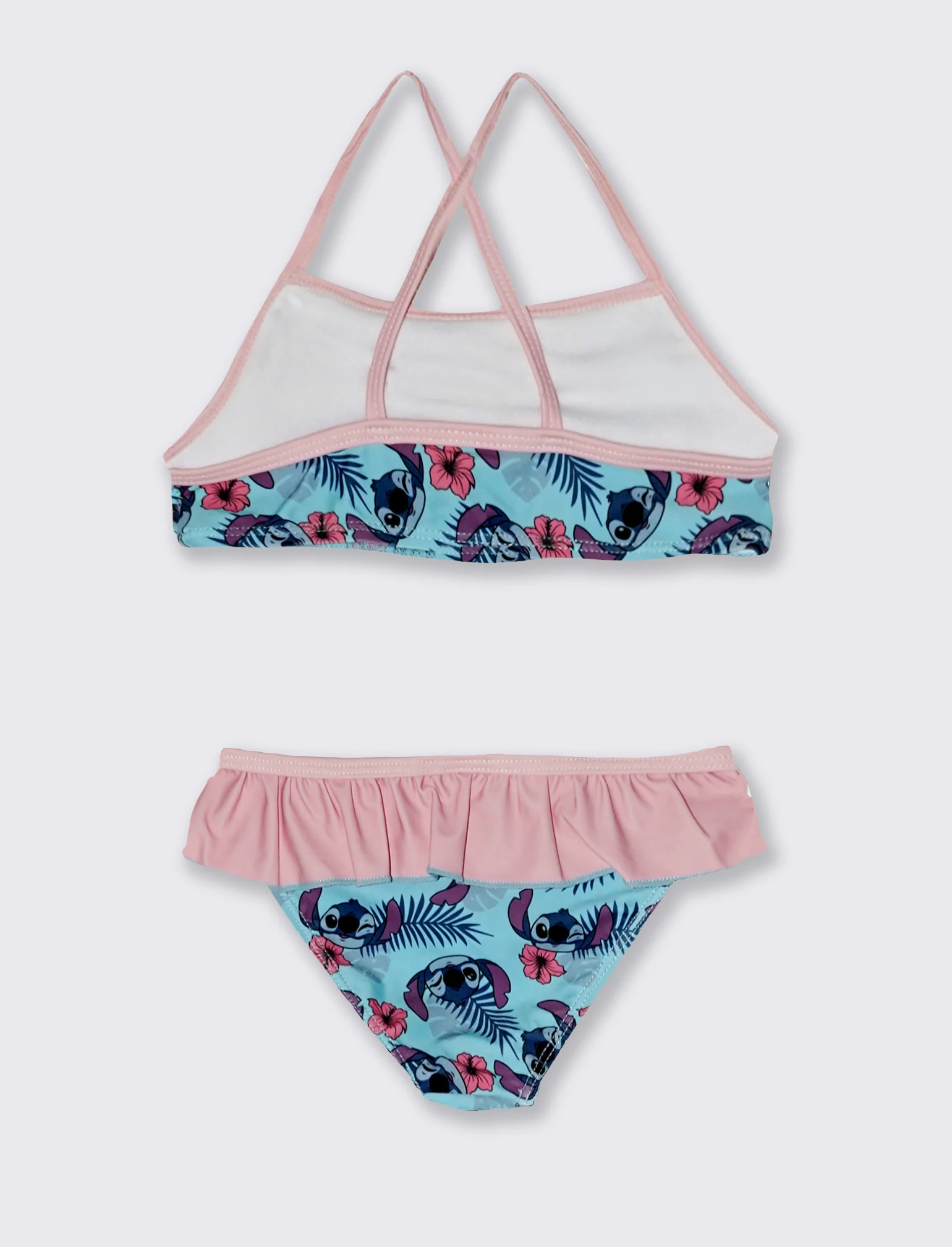 Costume due pezzi Stitch con rouches - Rosa - Image 2