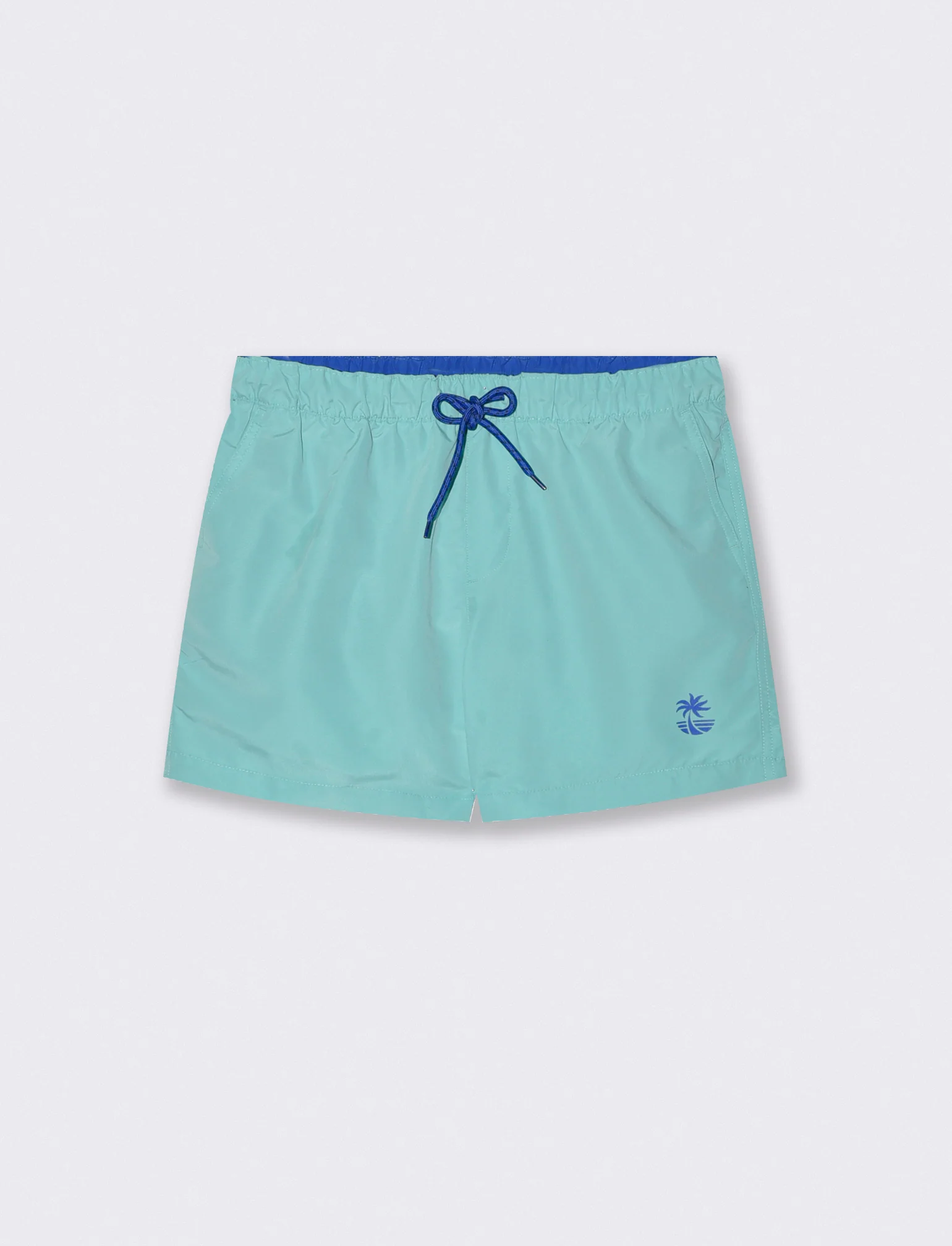 Costume Mare Basic con Fodera Rete Interna - Verde