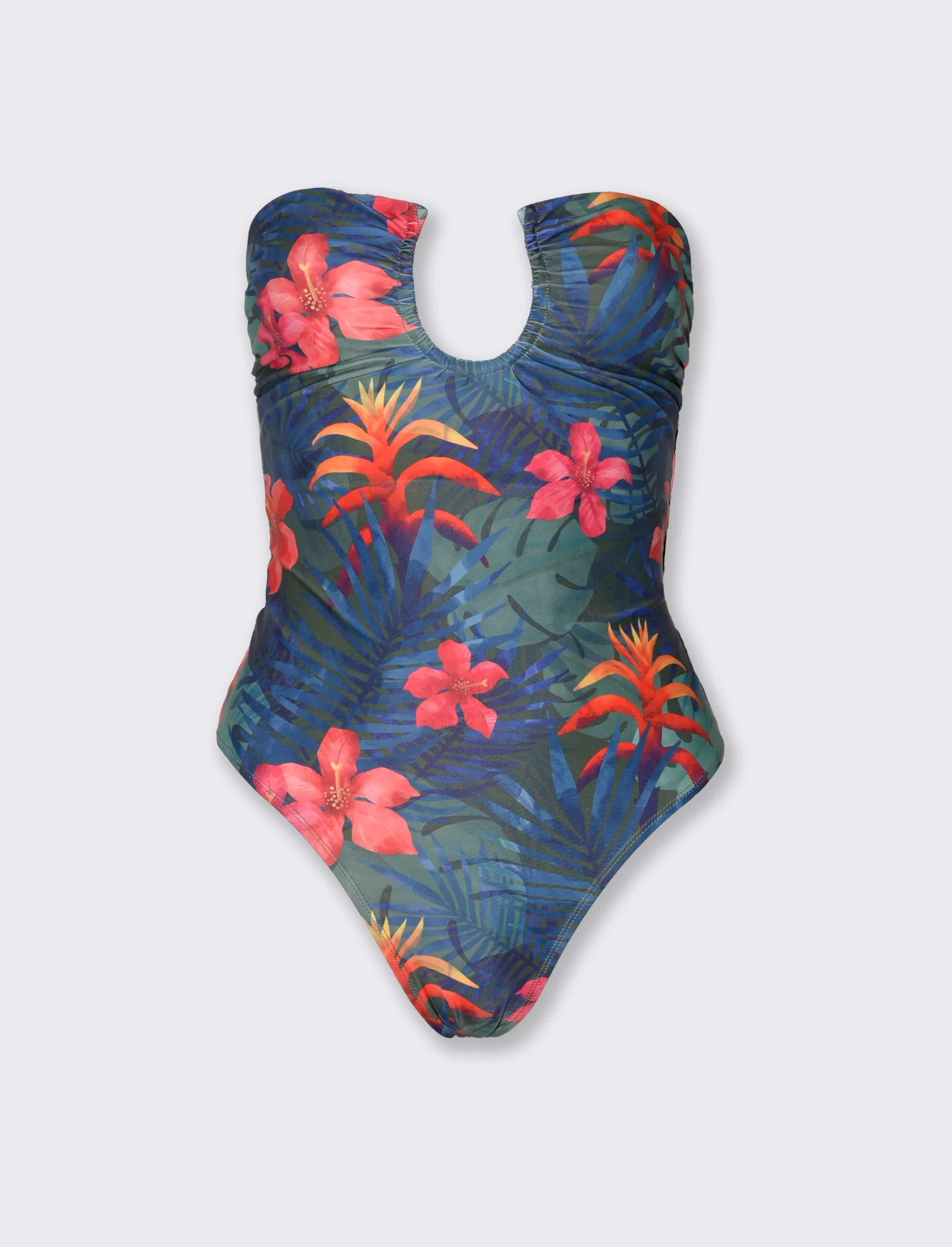 Costume mare donna intero con goccia - Multicolore - Image 2