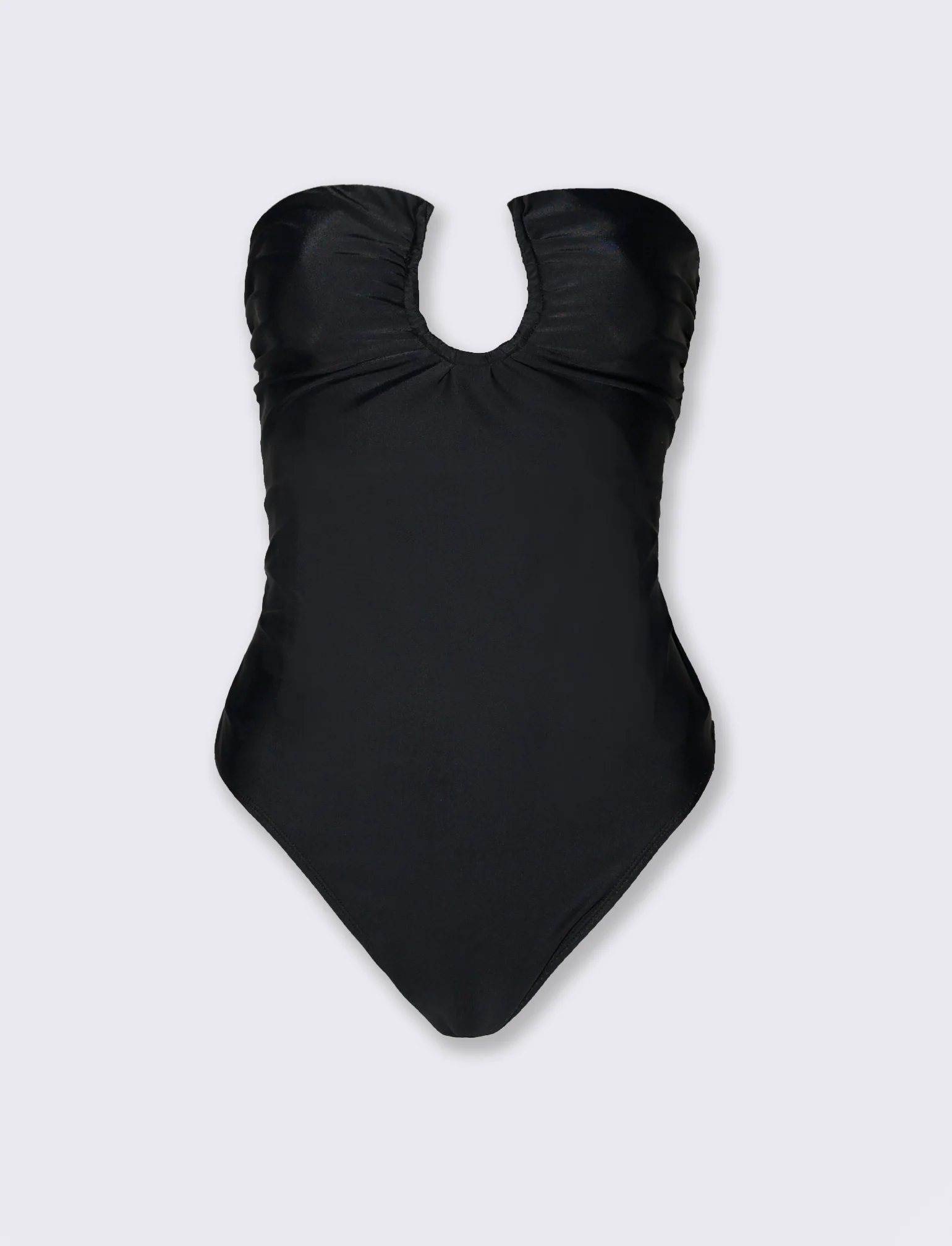 Costume mare donna intero con goccia - Nero - Image 2