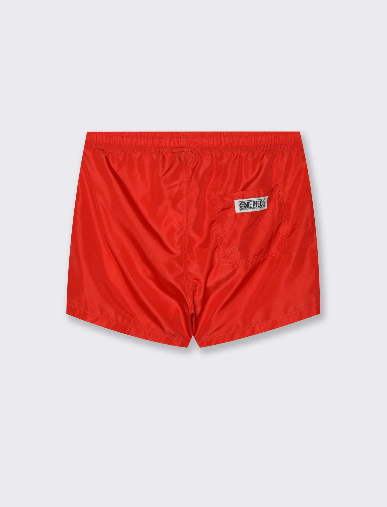 Costume mare stampa one piece da uomo - Rosso - Image 3