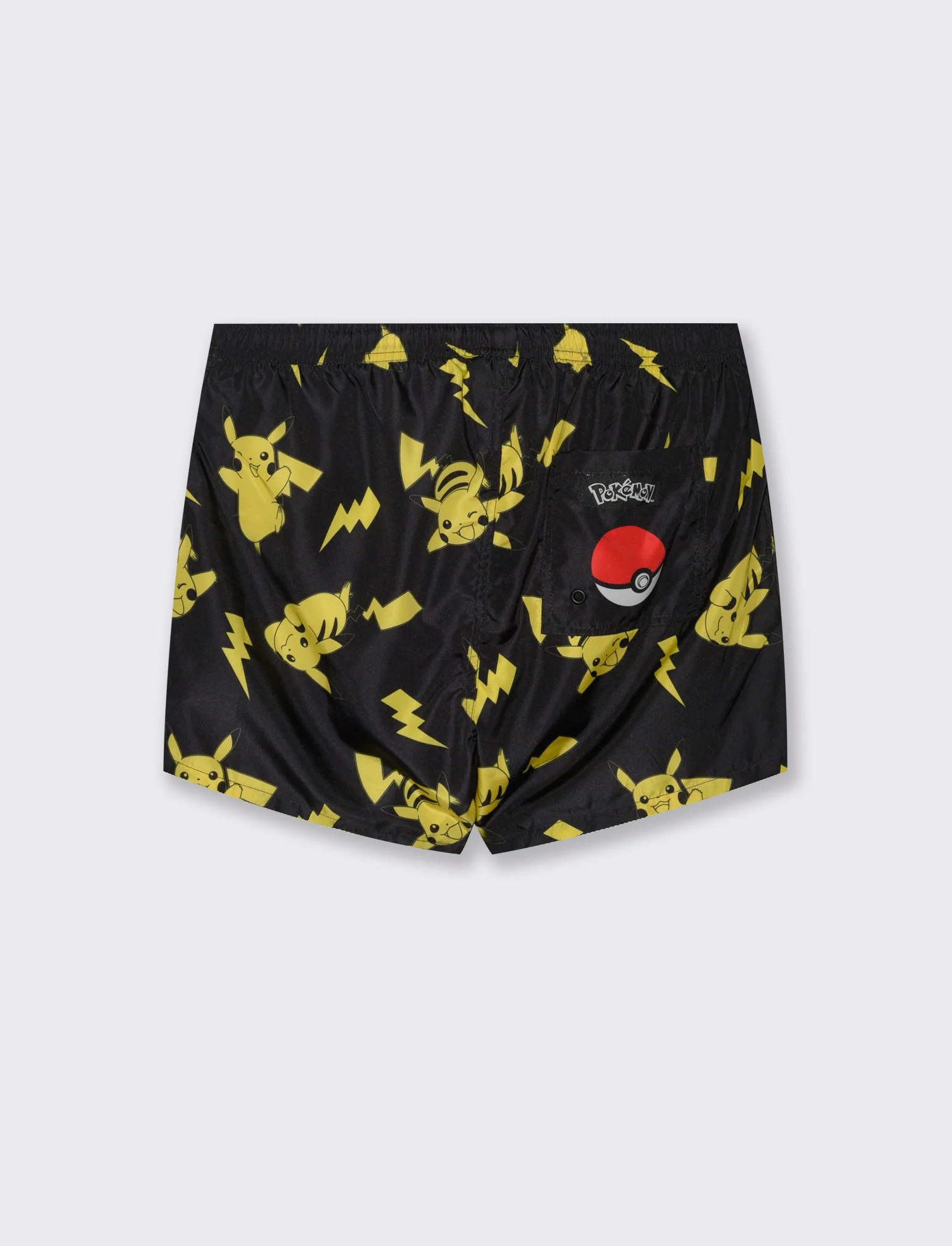 Costume mare stampa pokemon da uomo - Nero - Image 3