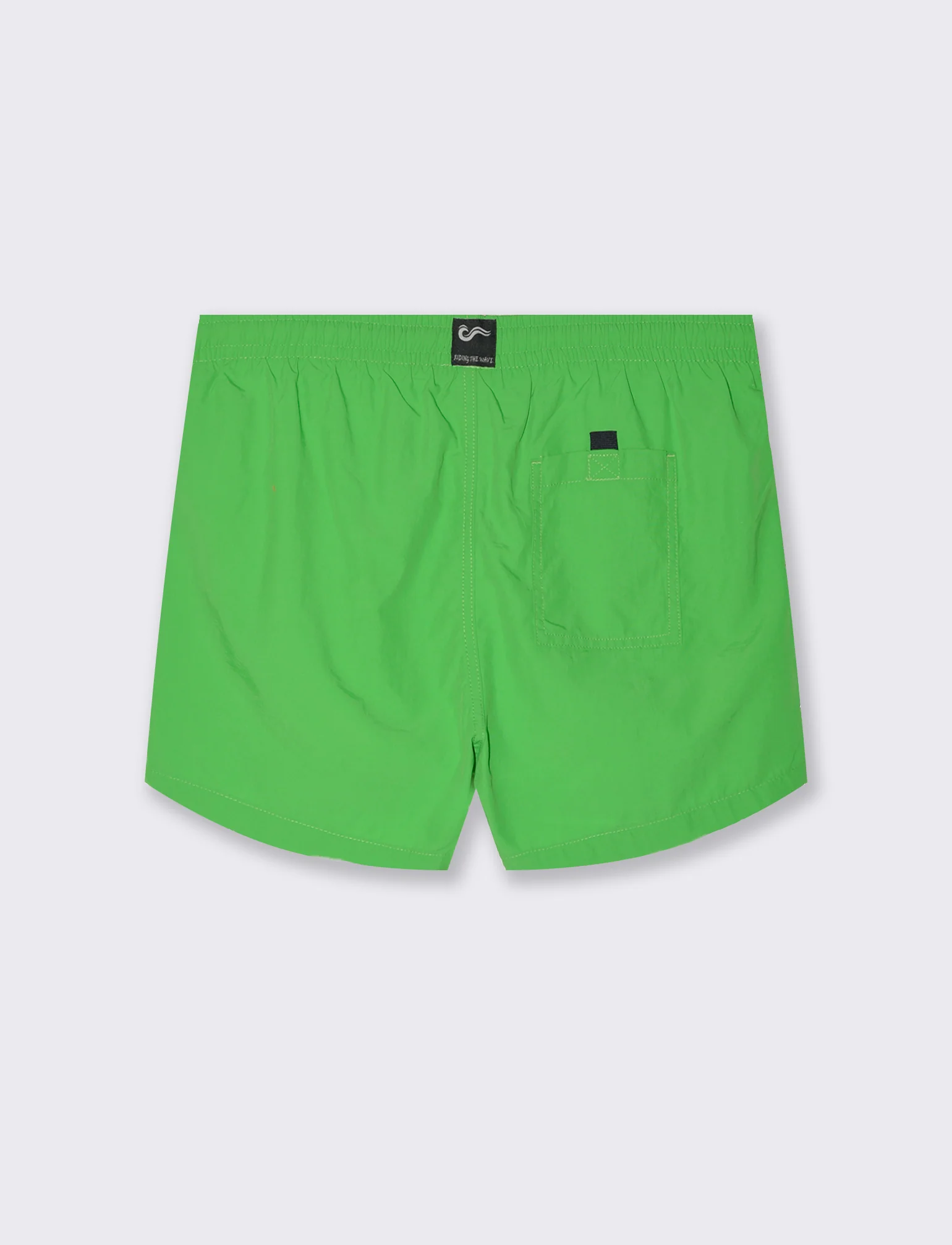 Costume mare tessuto premium da uomo - Verde - Image 3