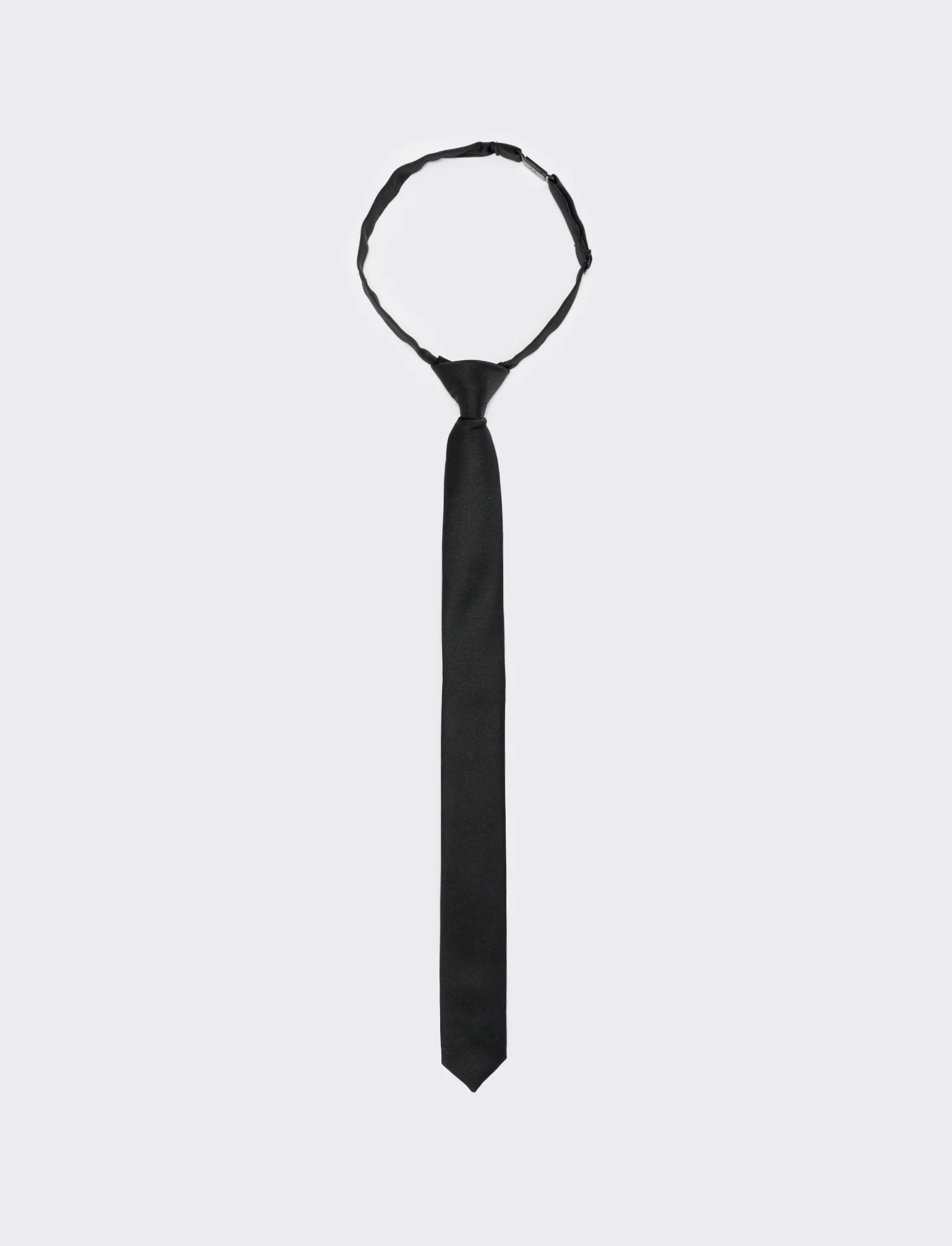 Cravatta nodo 4cm per bambini - Nero