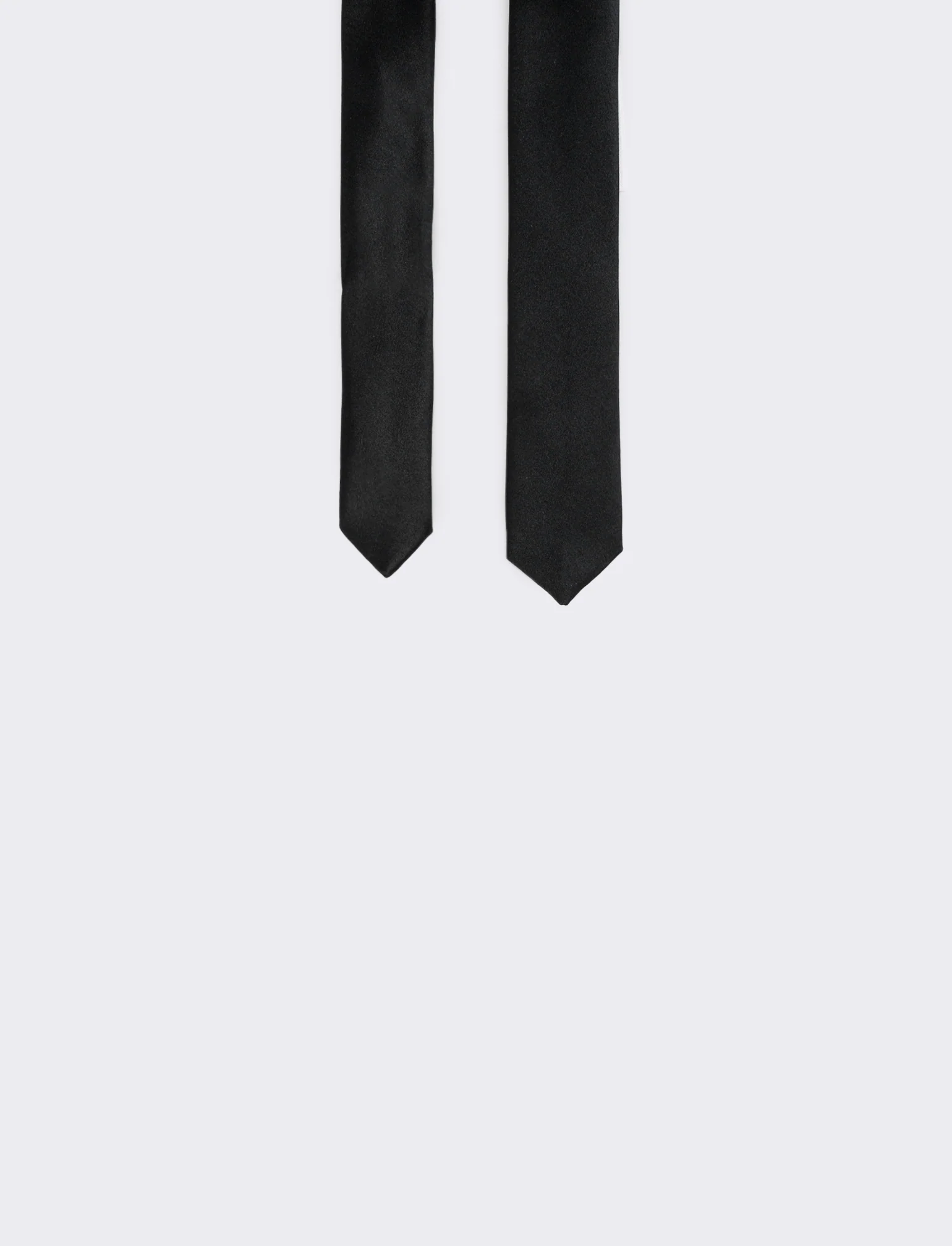 Cravatta nodo 4cm per bambini - Nero - Image 2