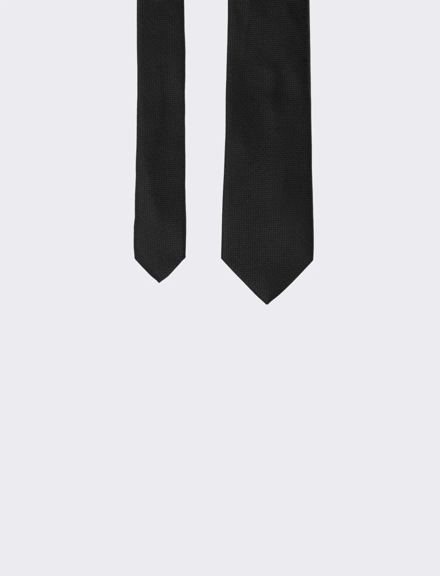 Cravatta uomo 7cm - Nero - Image 2