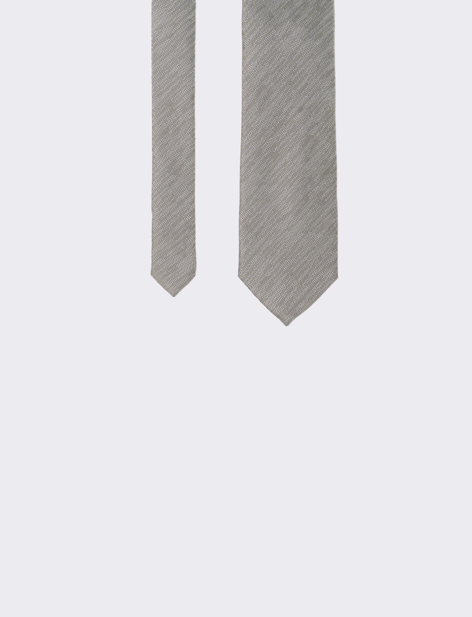 Cravatta uomo cerimonia 8cm - Grigio - Image 2