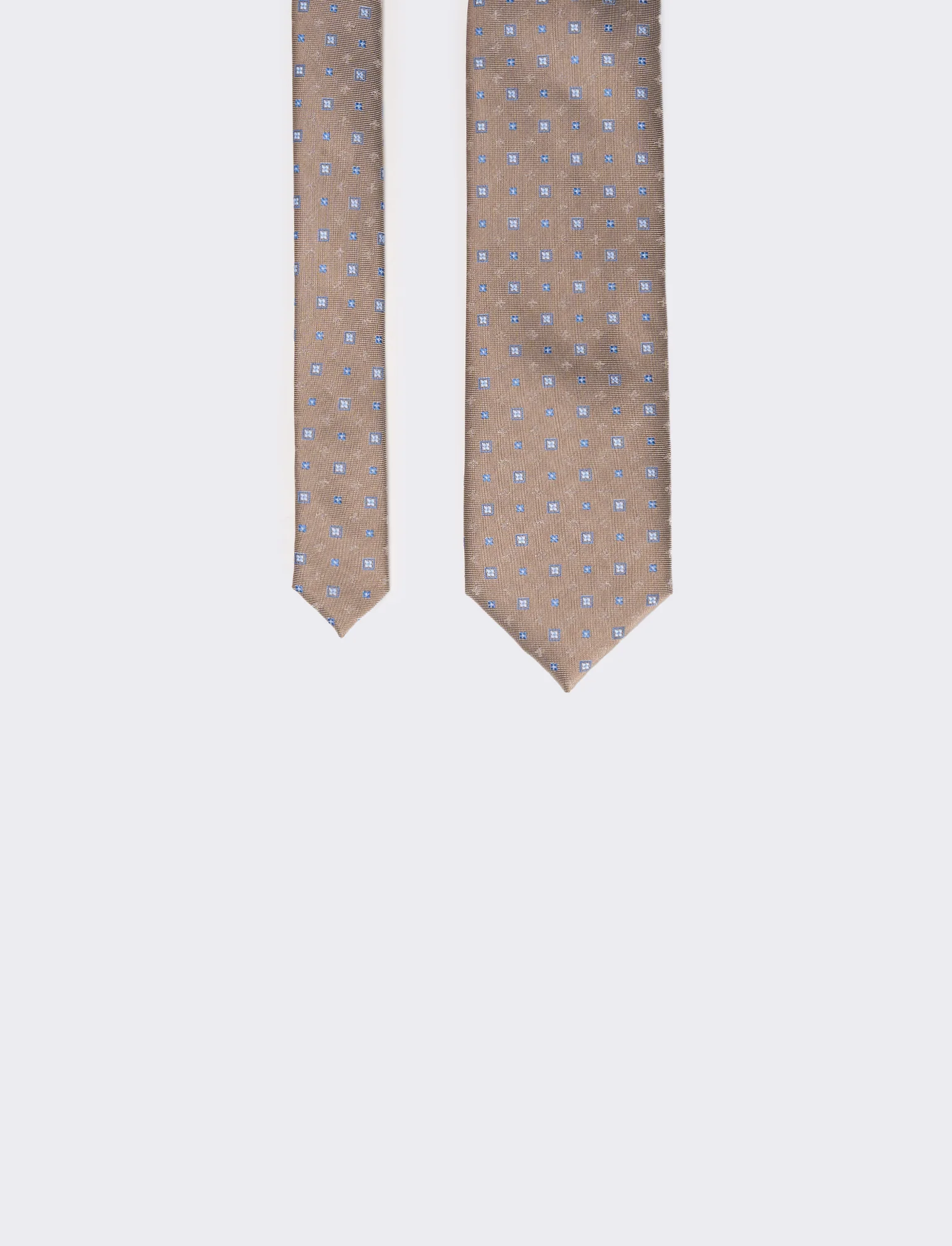 Cravatta uomo - Grigio fango - Image 2