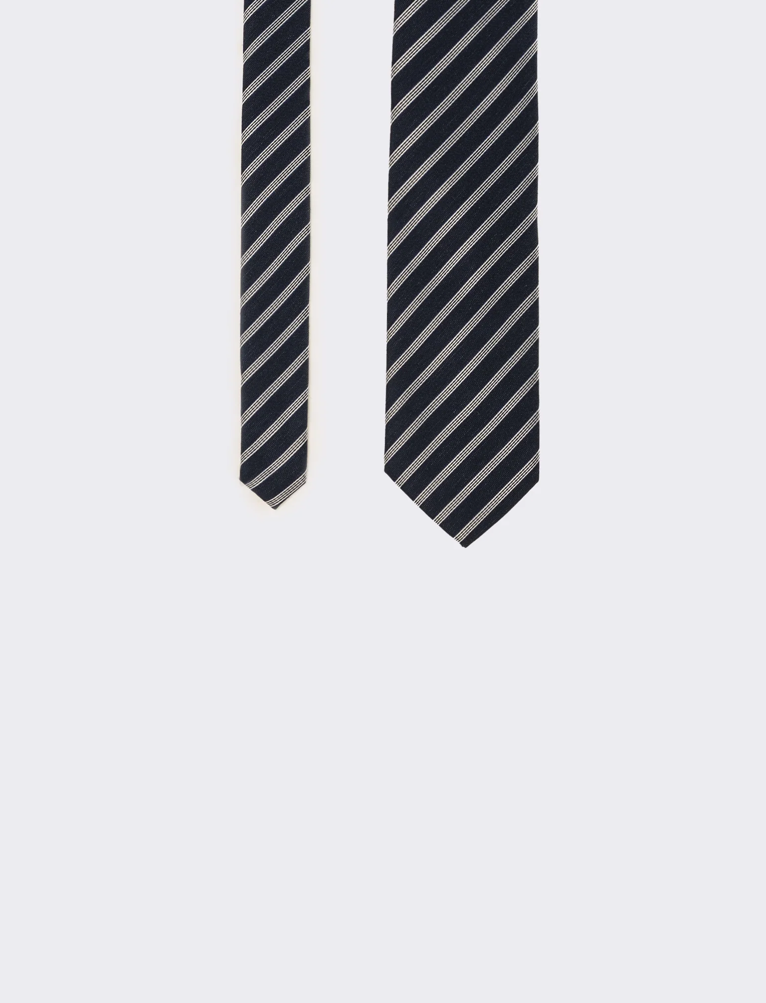 Cravatta uomo regimental - Blu navy - Image 2