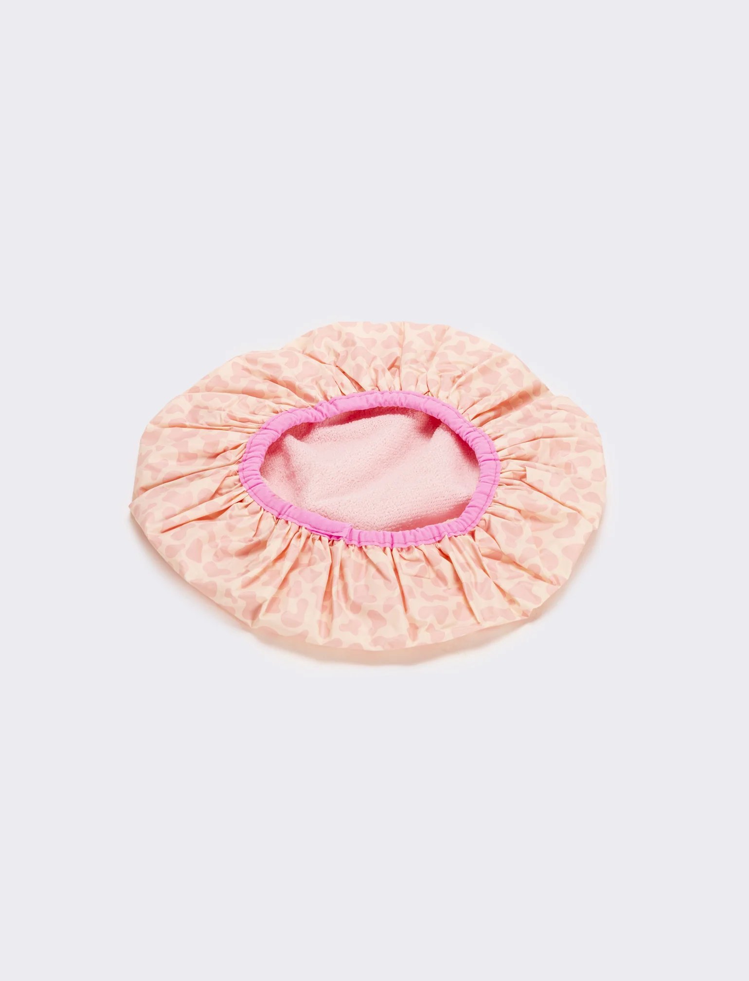 Cuffia doccia donna fantasia leopardata - Rosa - Image 2