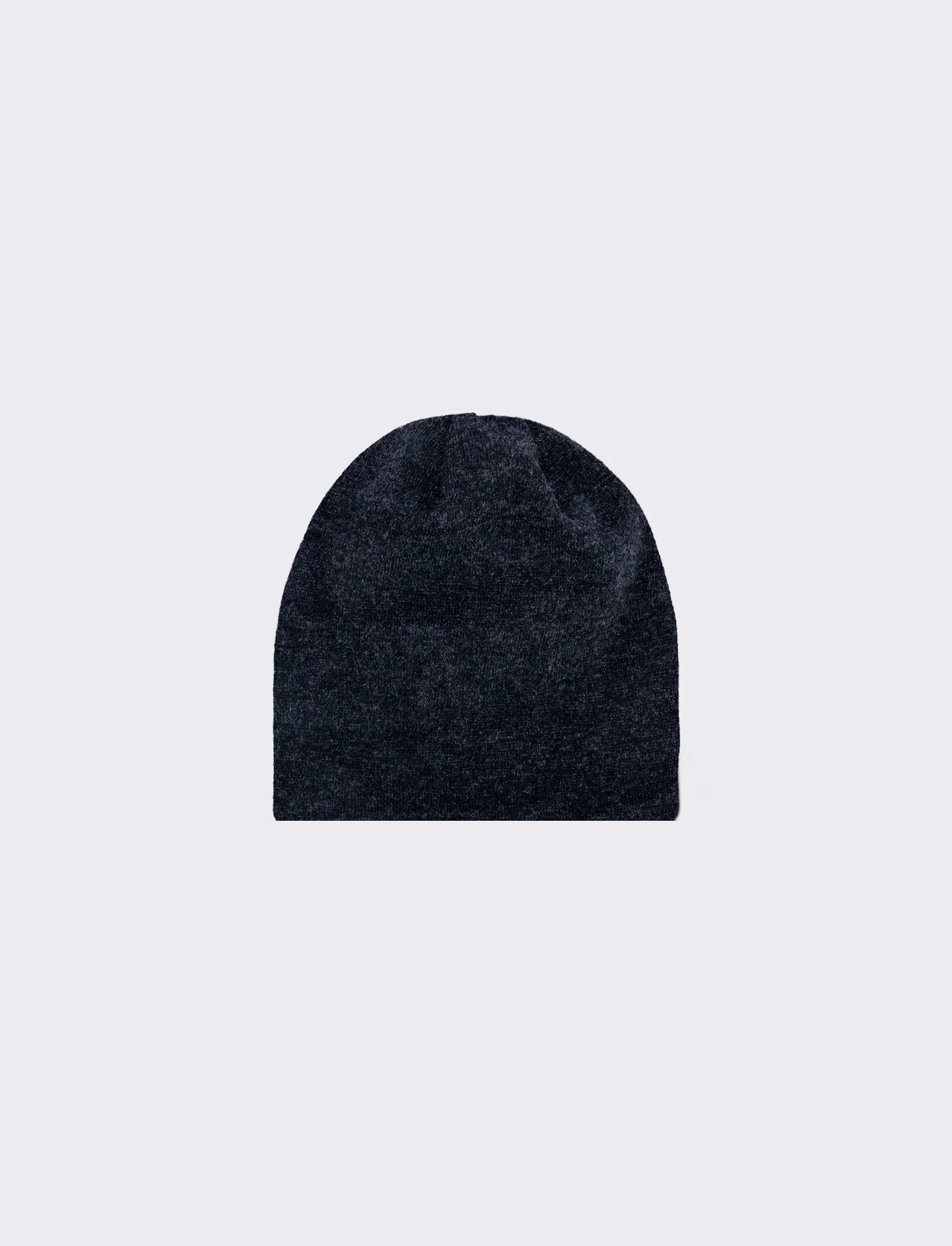 Cuffia melange con strappi trendy - Nero