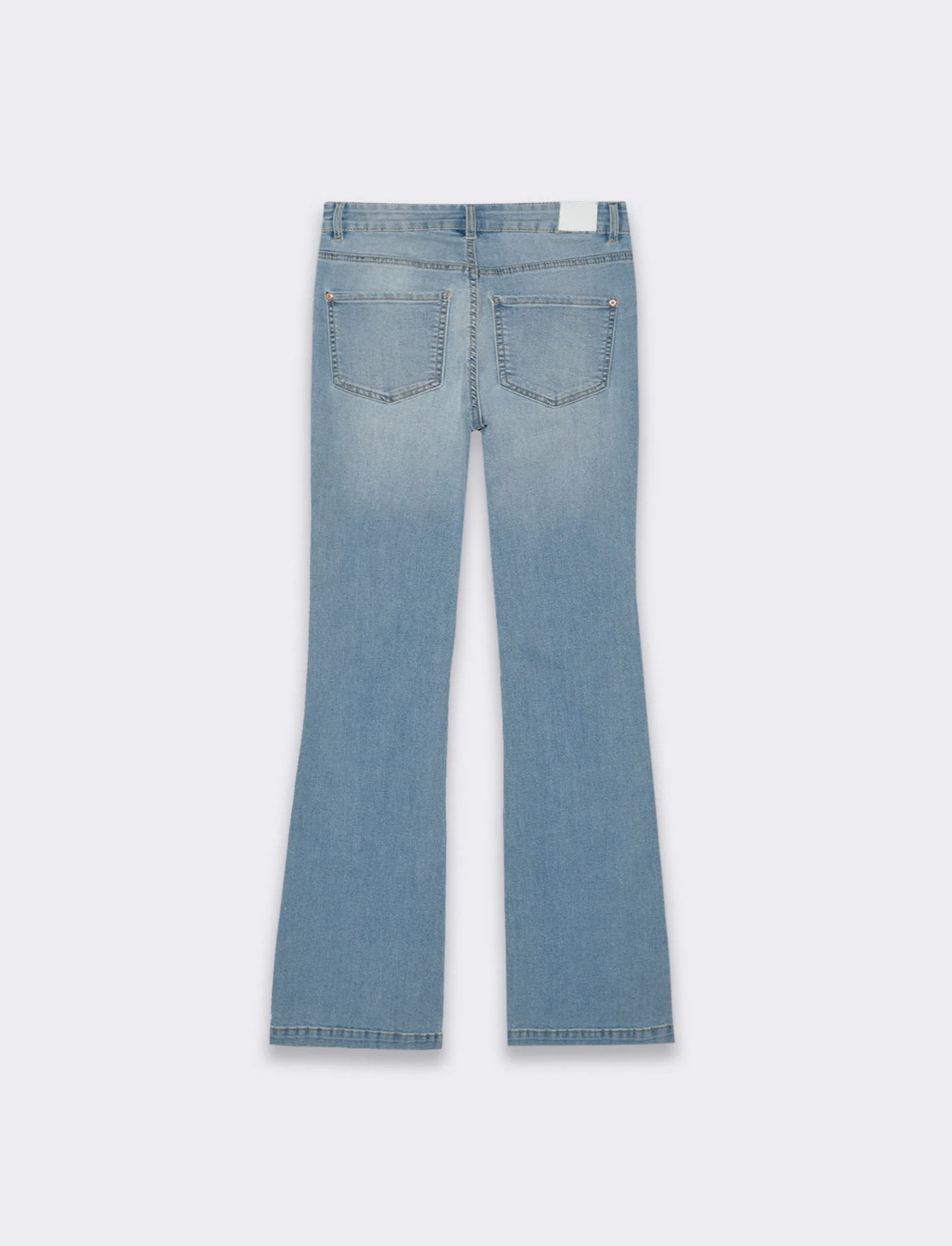Denim bootcut regular waist da donna - Denim chiaro - Image 5