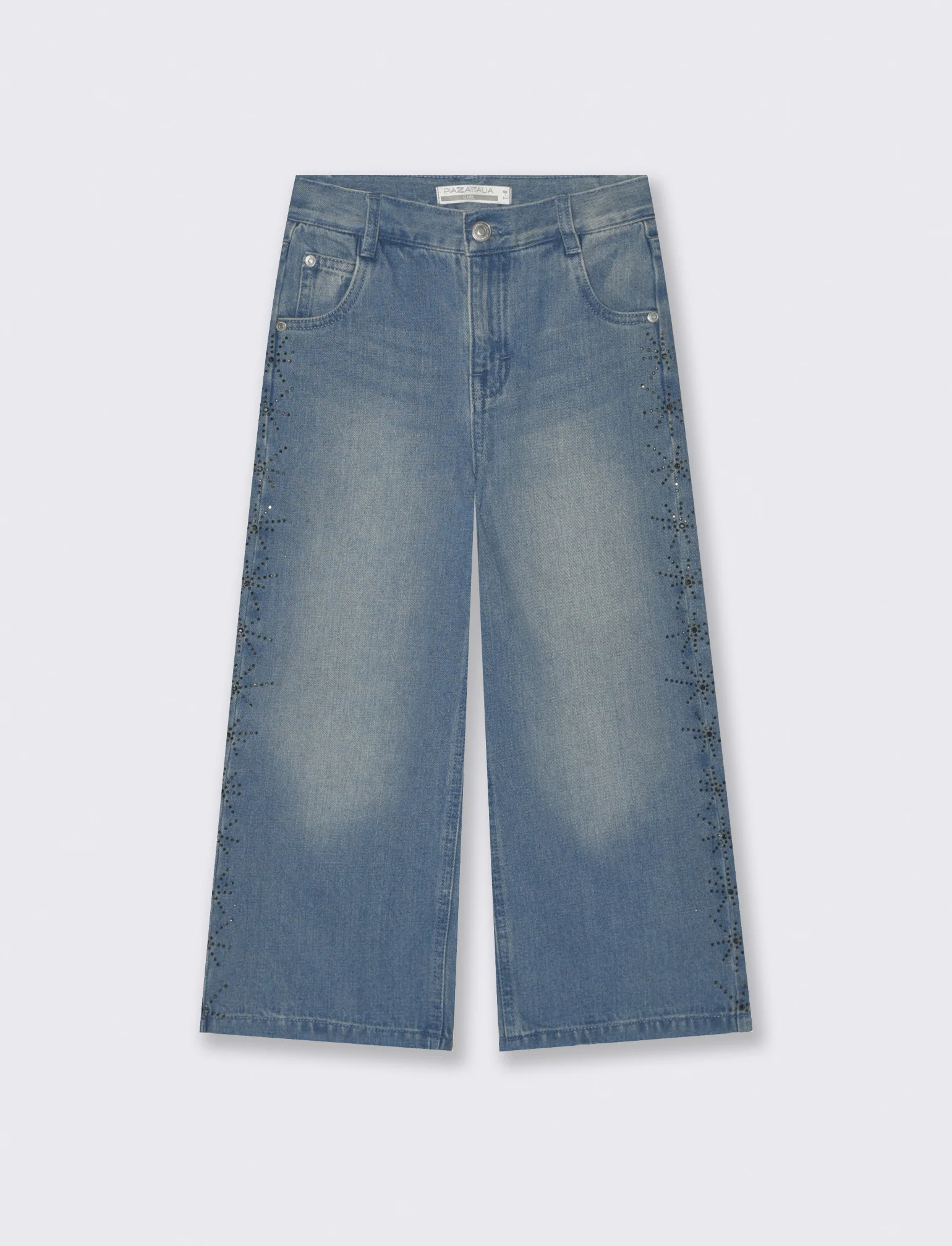 Denim gamba ampia - Denim