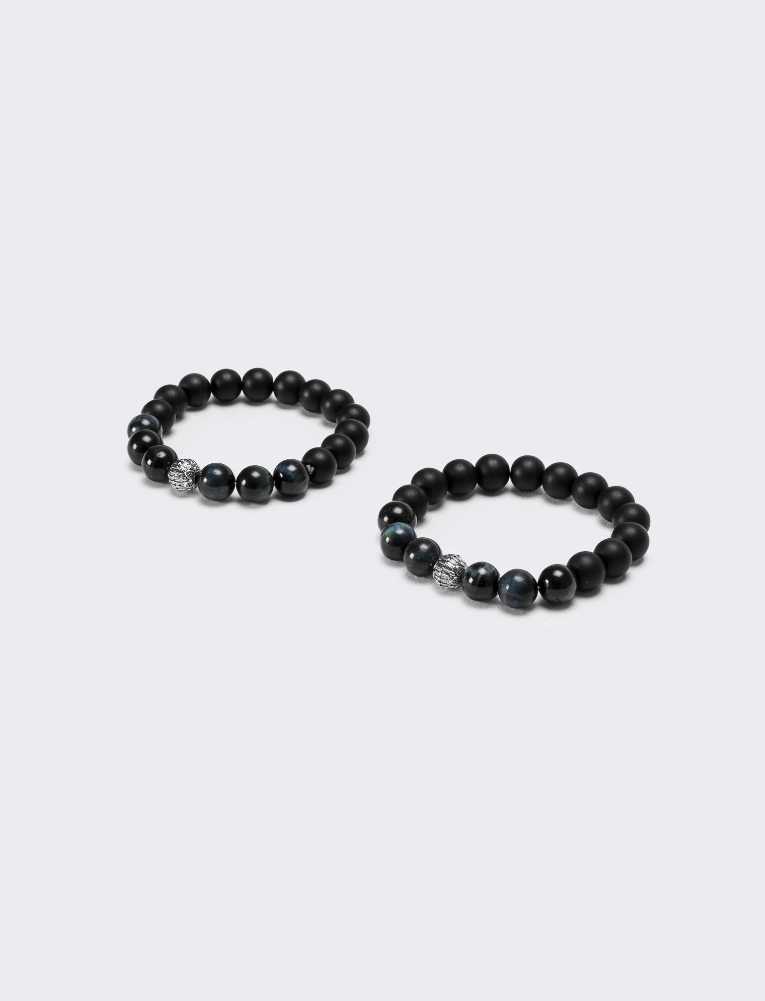 Due bracciali uomo vetro - Blu - Image 2