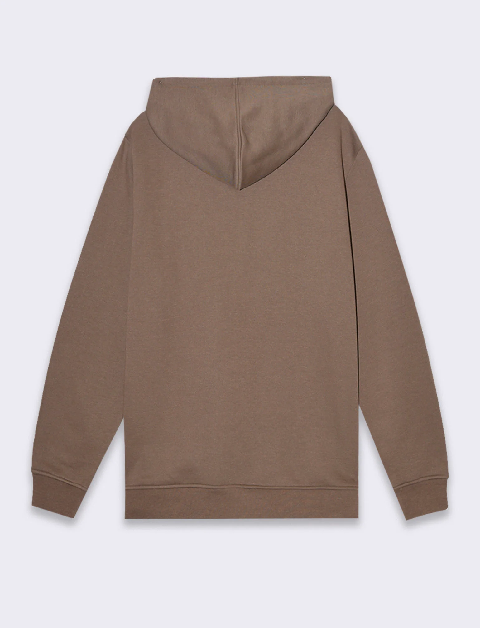 Felpa basic con cappuccio da uomo - Grigio fango - Image 5