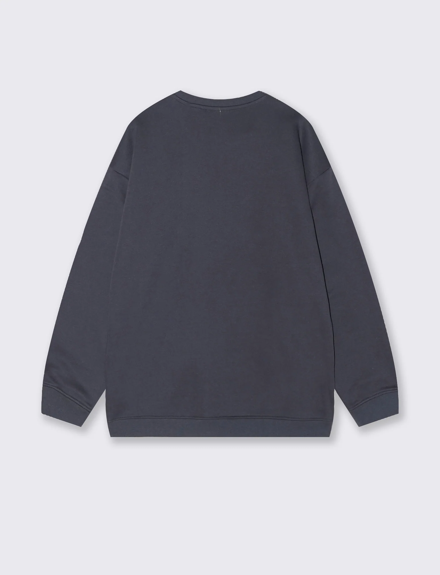 FELPA BASIC GIROCOLLO RELAXED FIT - Avion - Image 2