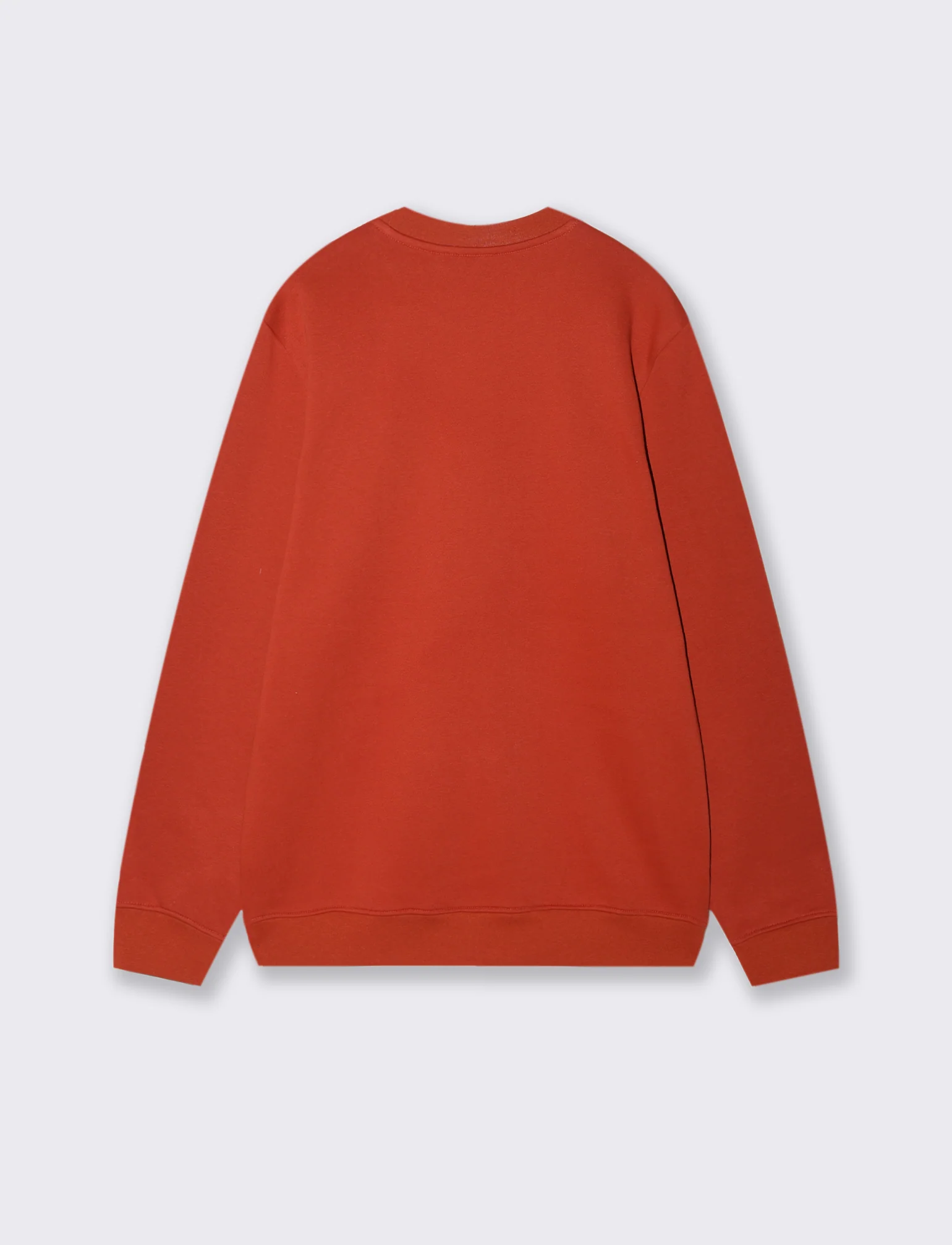 Felpa cappuccio con stampe a contrasto - Rosso - Image 2
