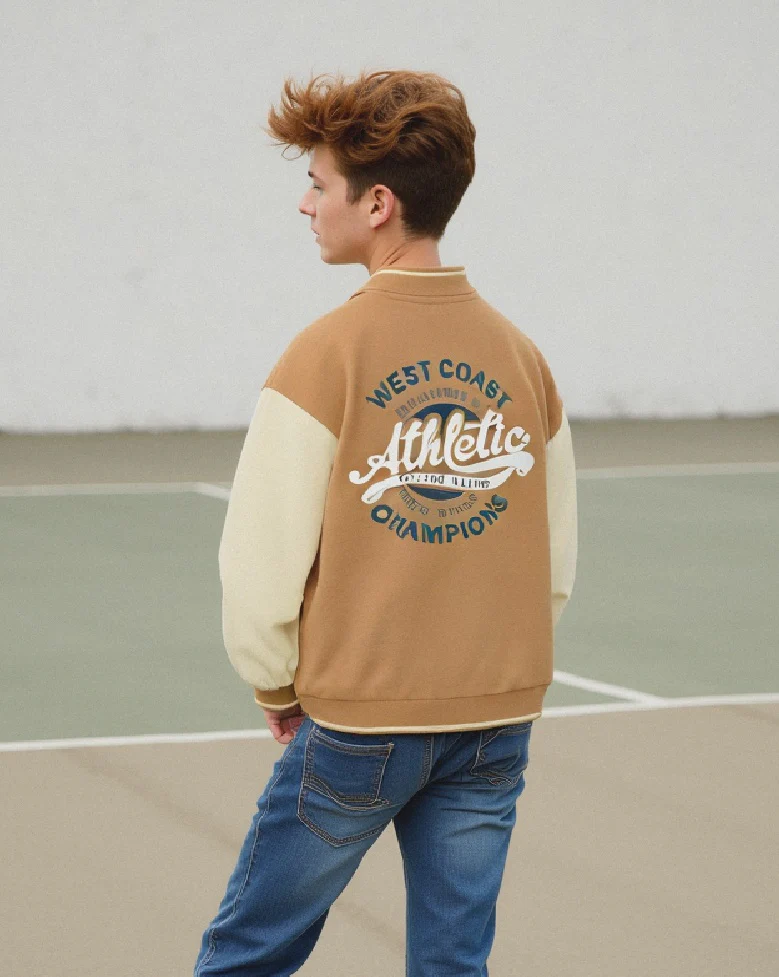FELPA COLLEGE - Beige biscotto - Image 2