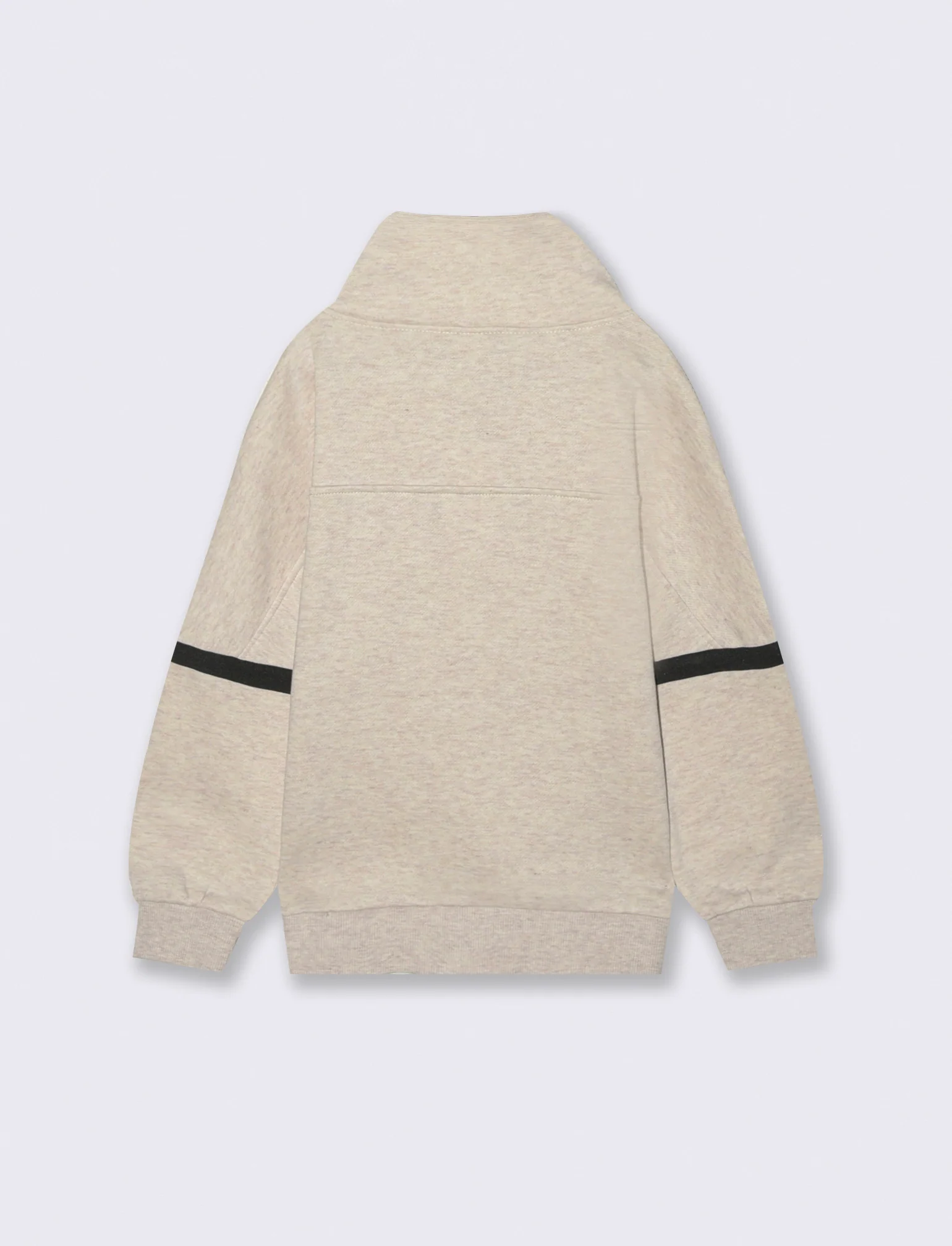 FELPA COLLO ALTO - Beige - Image 2