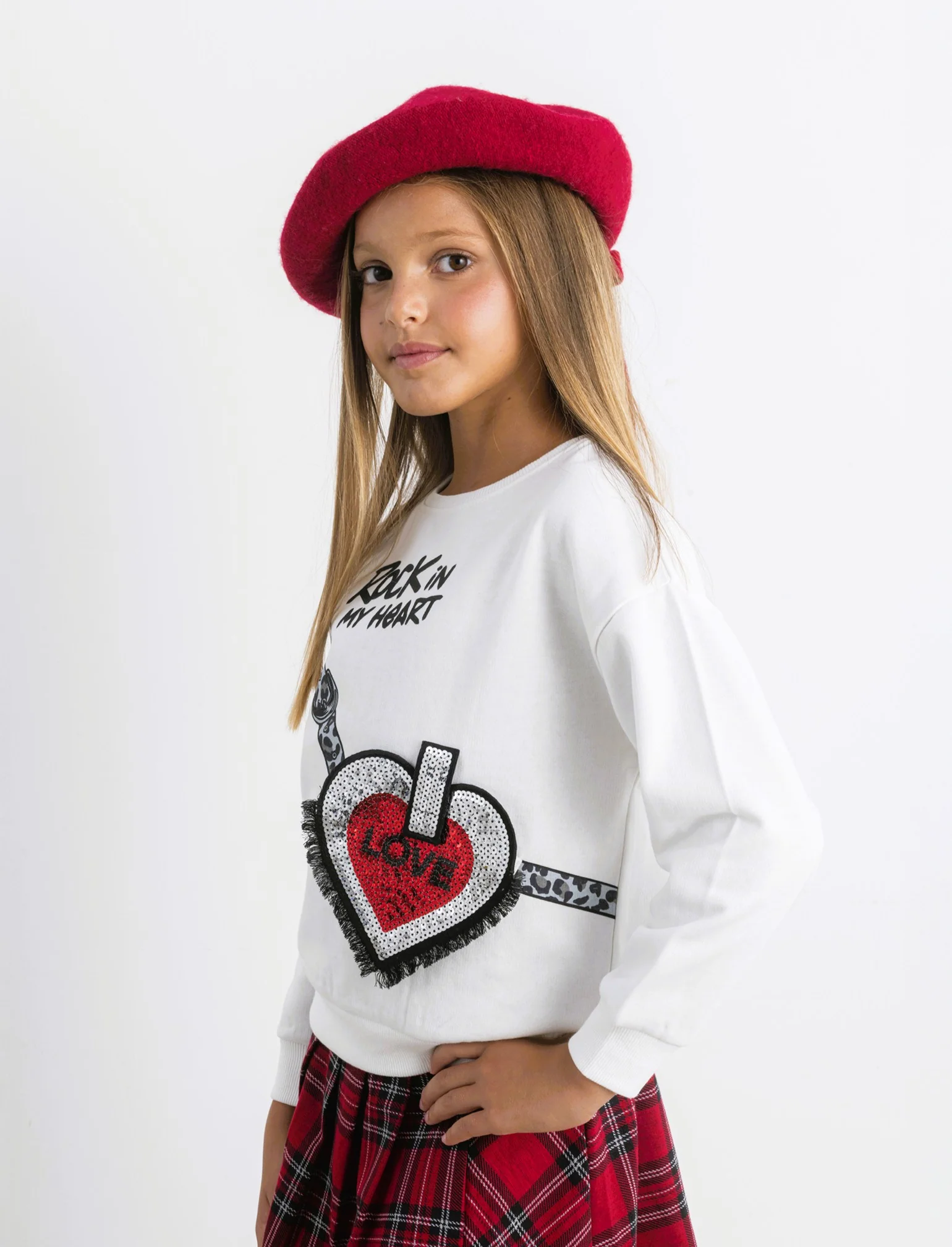 Felpa con borsetta - Bianco latte - Image 3