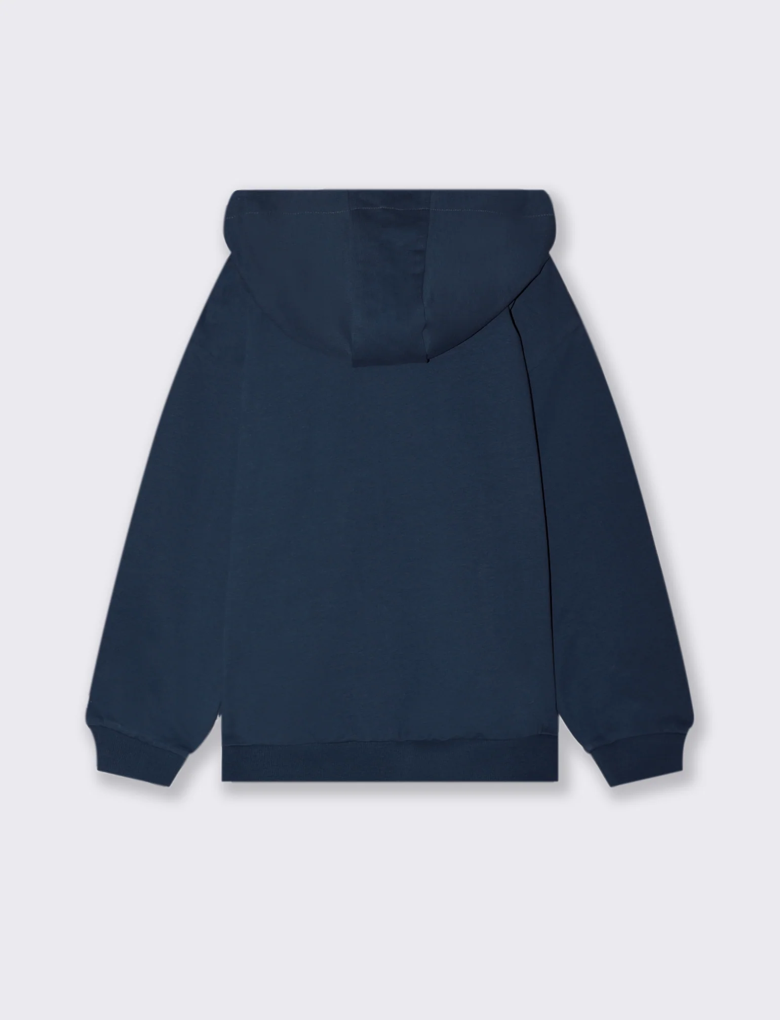FELPA CON CAPPUCCIO - Blu - Image 2