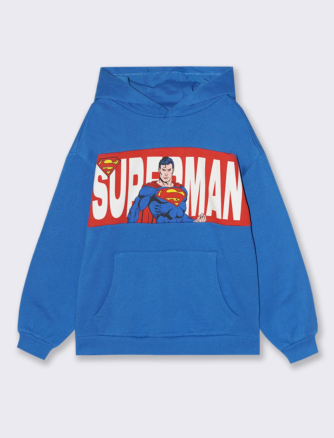FELPA CON CAPPUCCIO DC COMICS - Blu cobalto