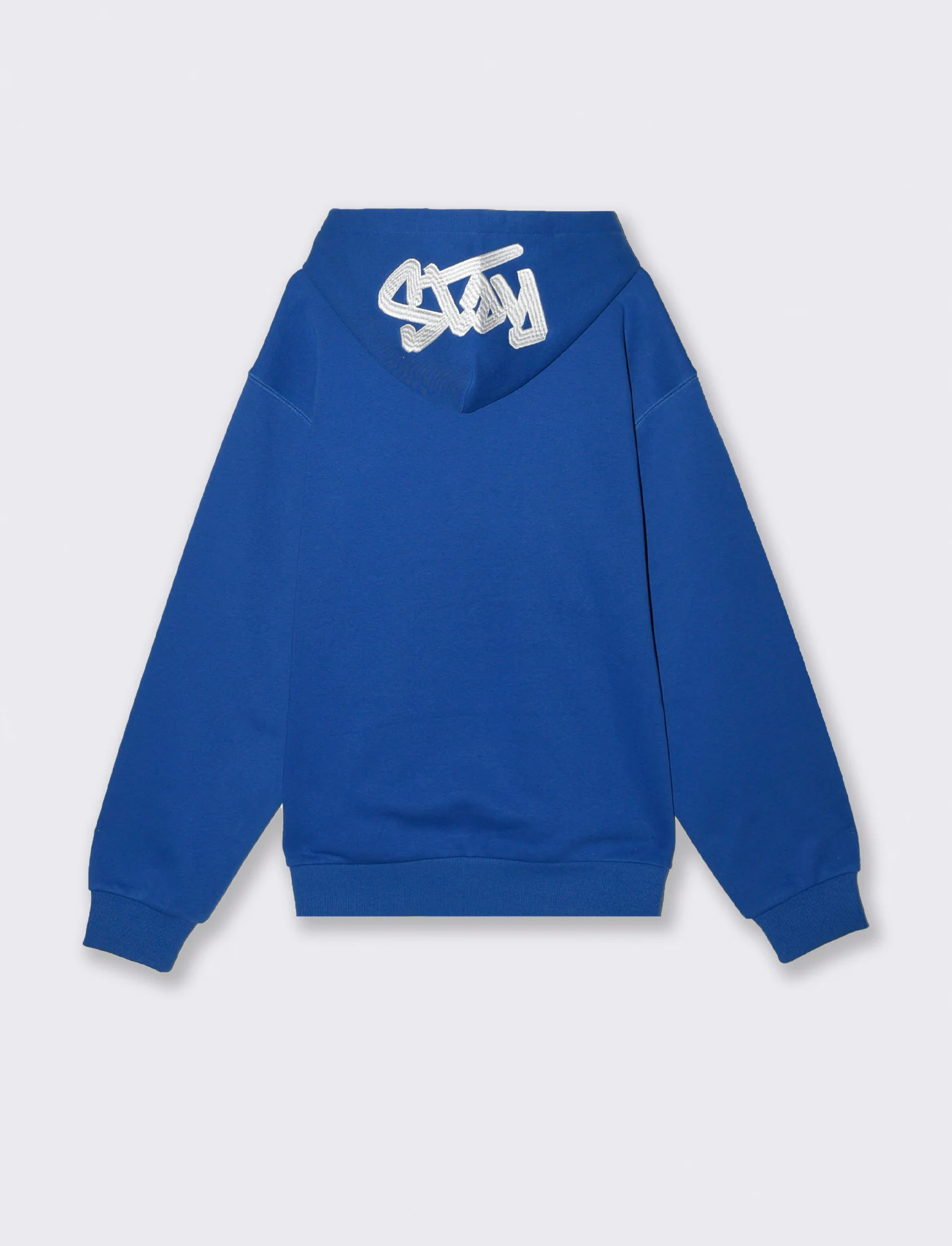 FELPA CON CAPPUCCIO E RICAMO - Bluette - Image 2