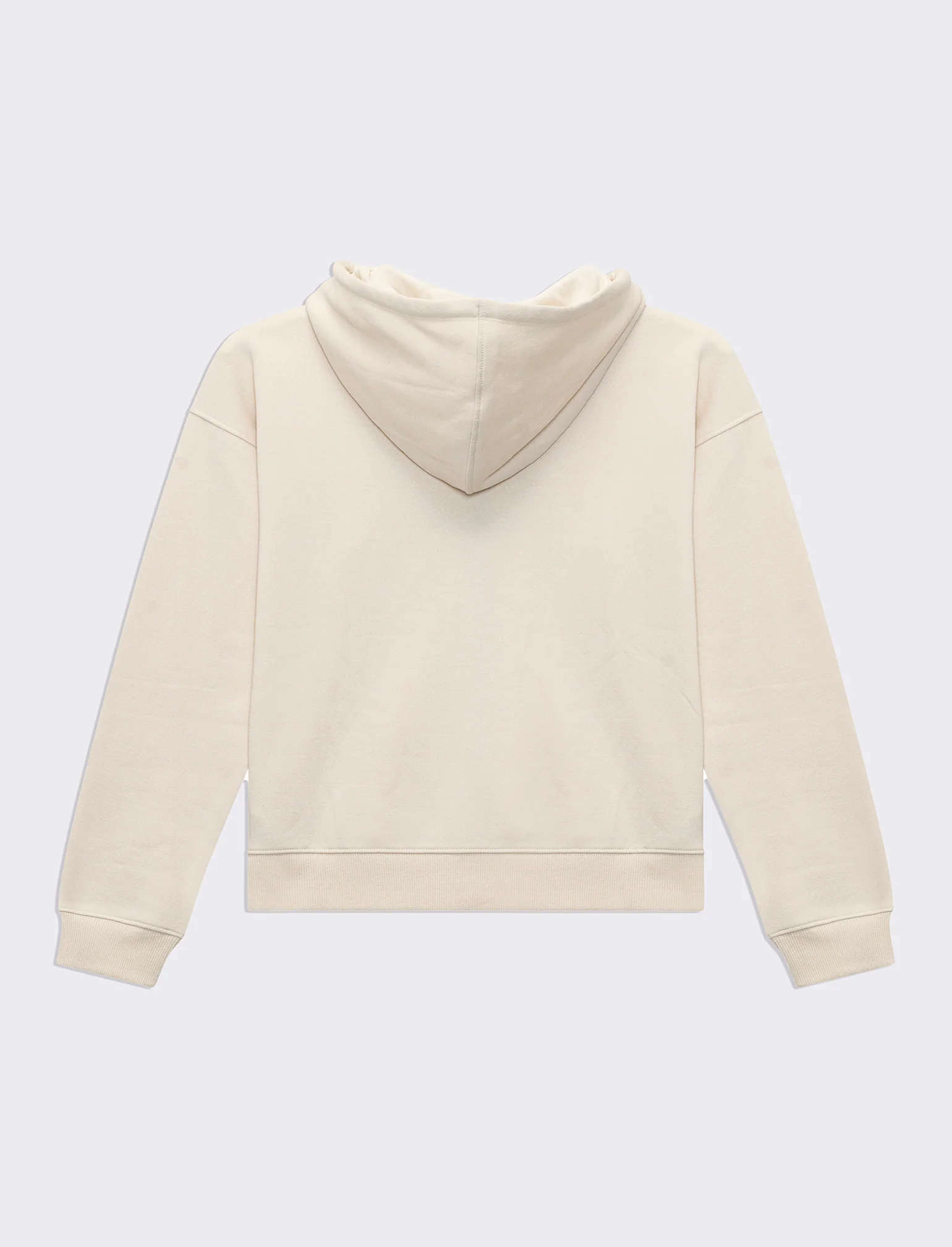 Felpa con cappuccio e zip da donna - Avorio - Image 2