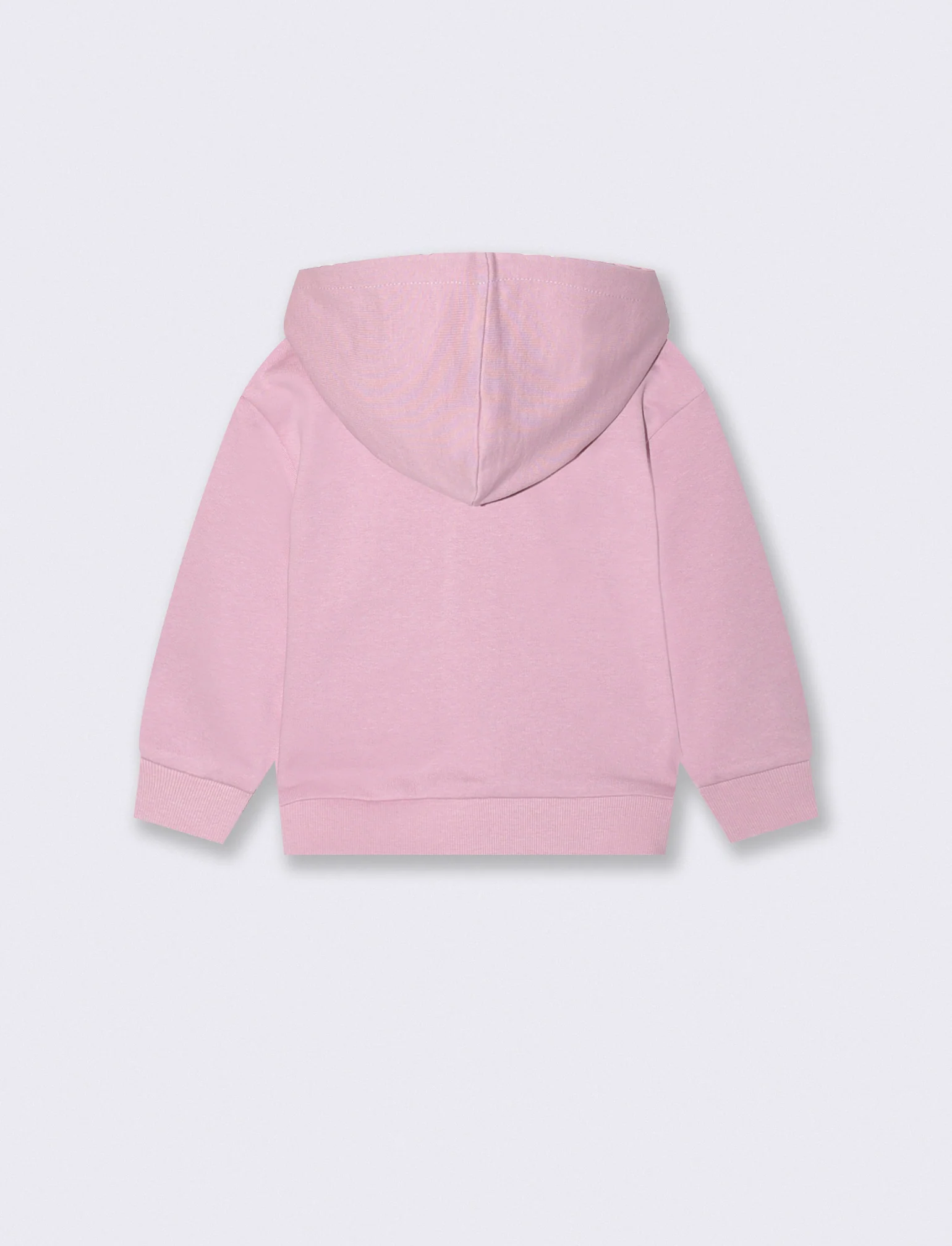 Felpa con cappuccio e zip versatile - Rosa polvere - Image 2