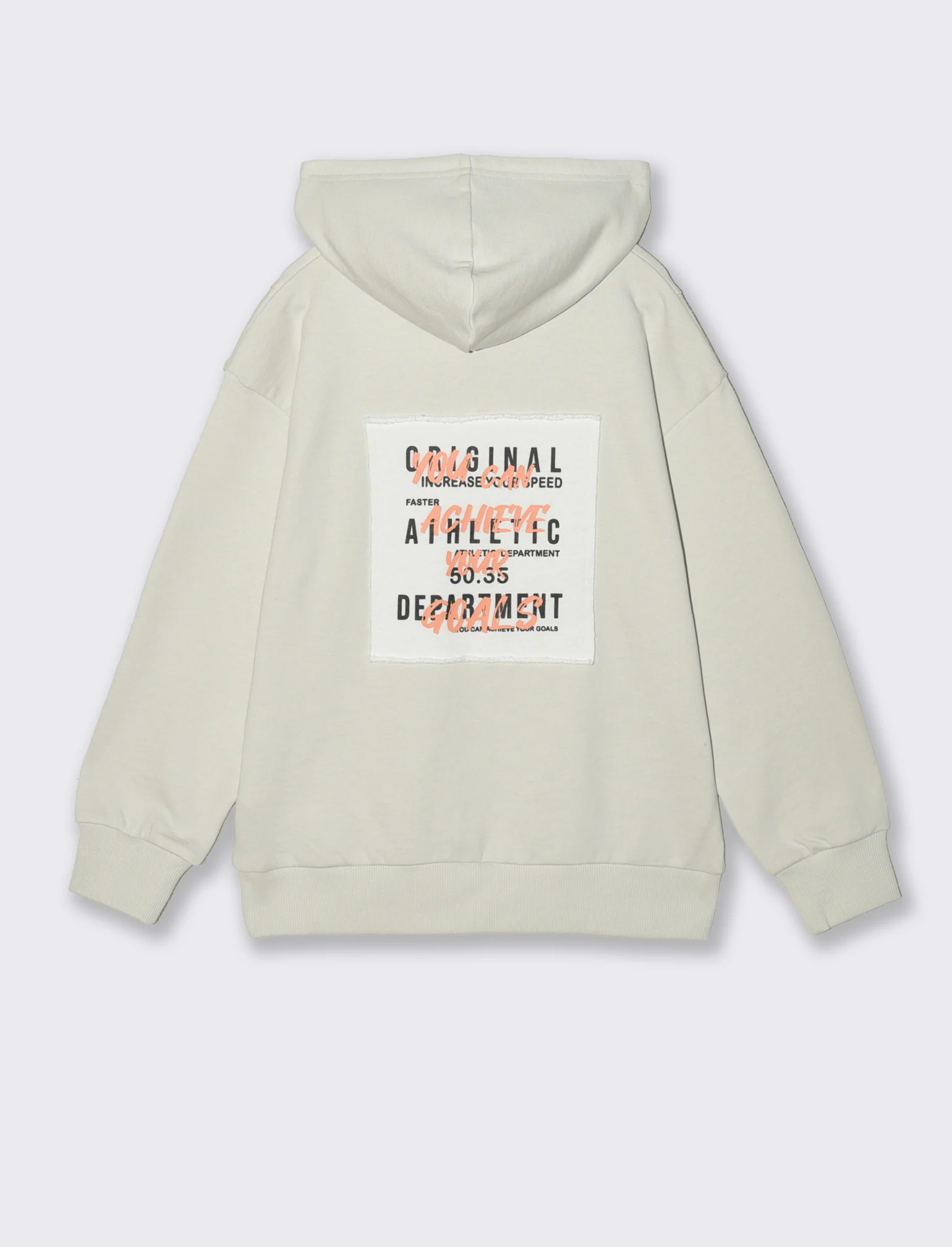 Felpa con cappuccio per il tempo libero - Grigio ghiaccio - Image 2