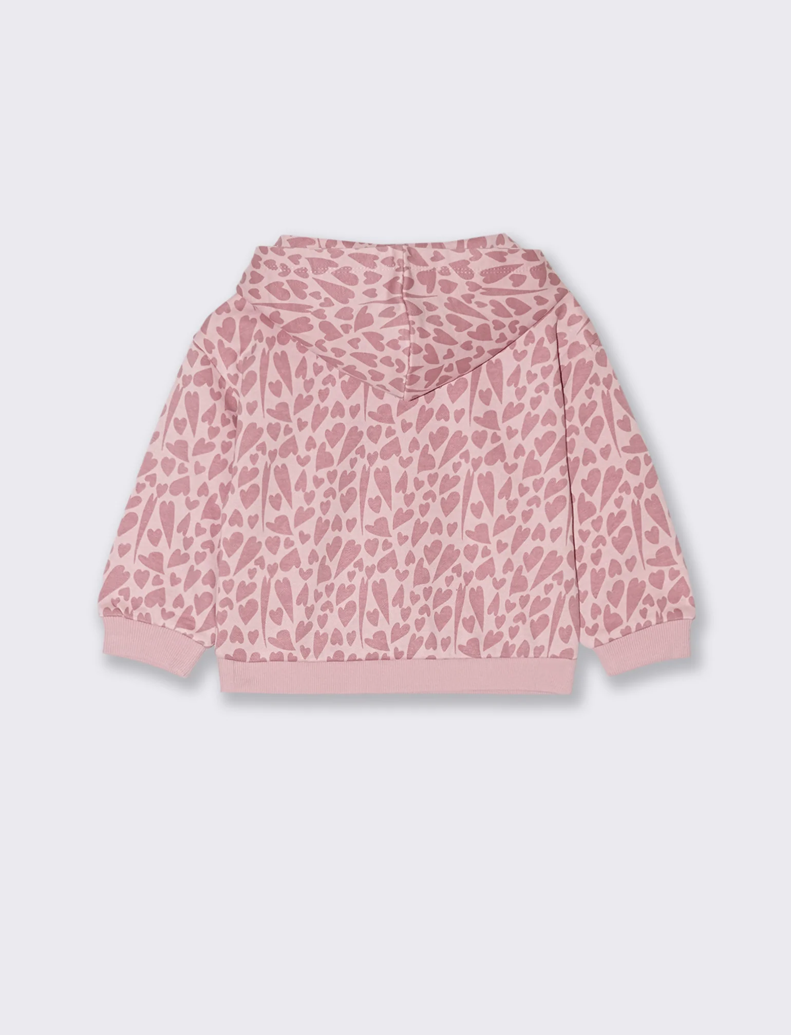 Felpa con stampa all over - Rosa - Image 2