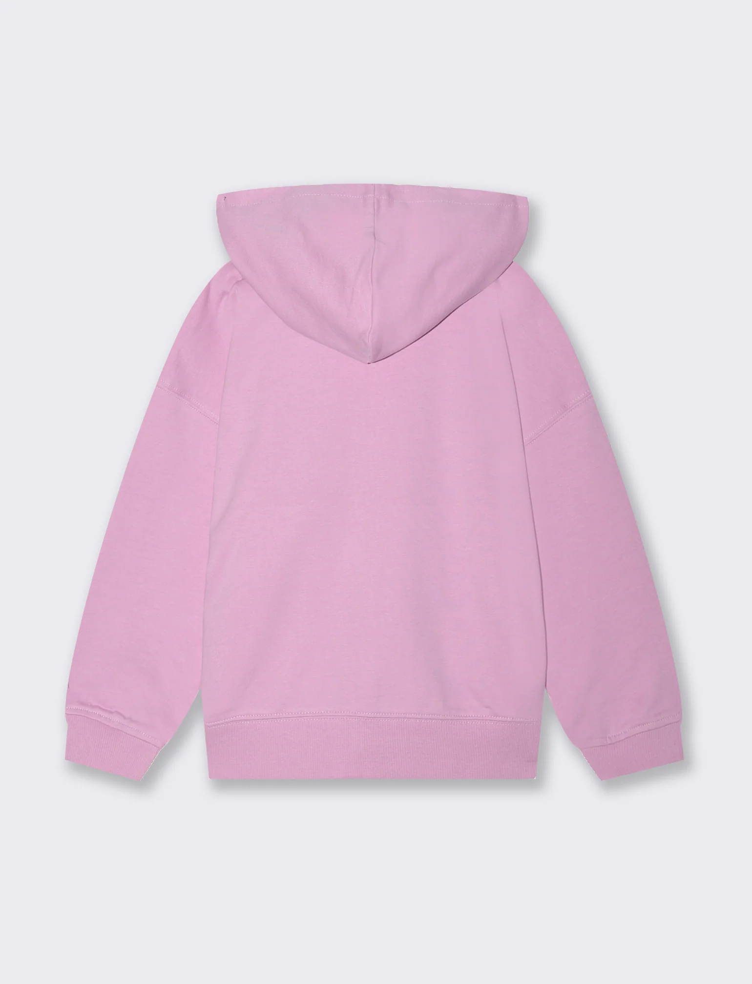 Felpa con zip da bambina - Rosa - Image 2