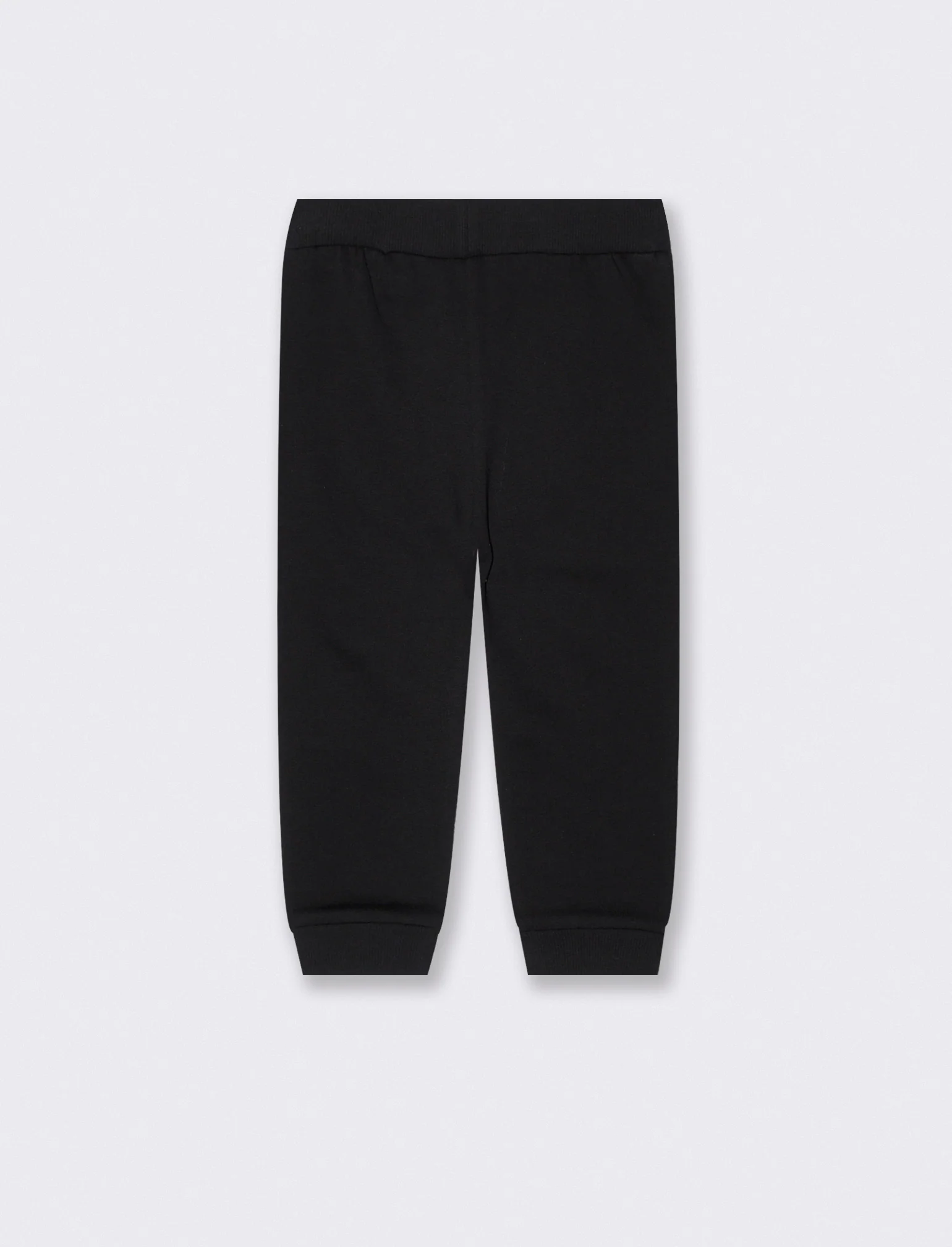 Felpa con zip e collo alto in cotone - Nero - Image 2
