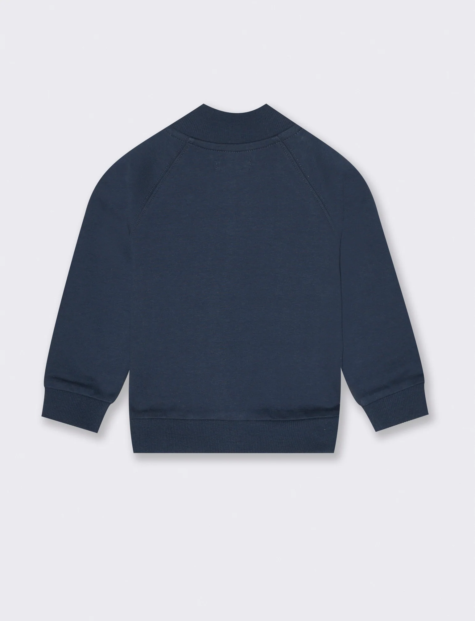 Felpa con zip frontale - Blu - Image 2