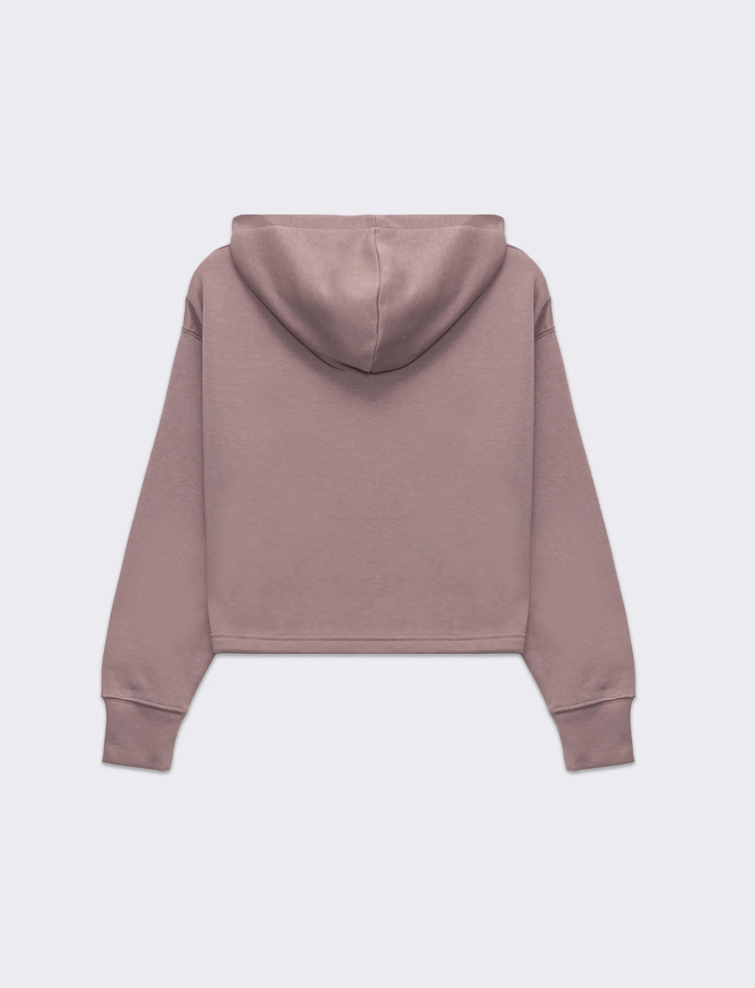 Felpa crop con cappuccio da donna - Rosa antico - Image 2