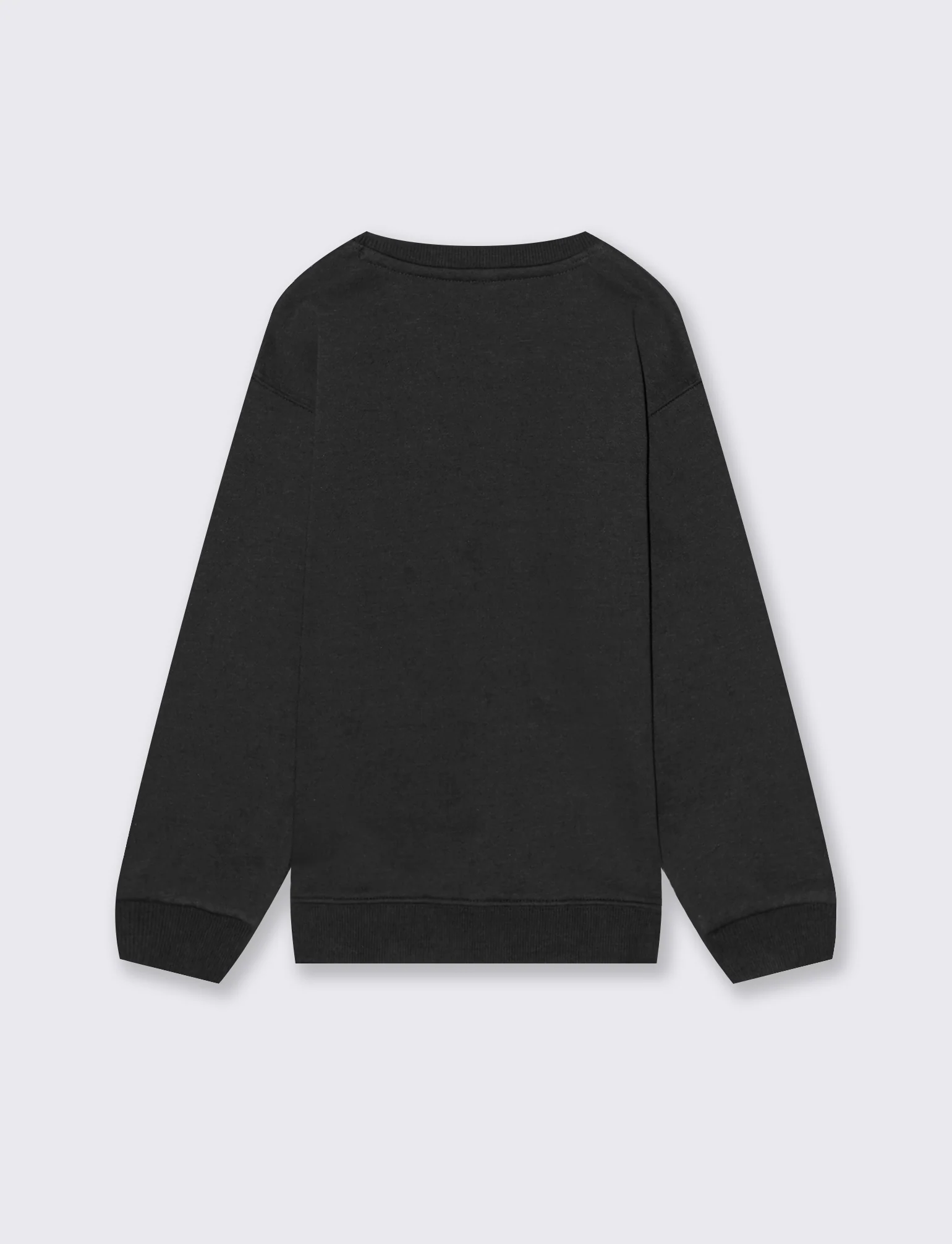 Felpa full zip con stampa. - Nero - Image 2