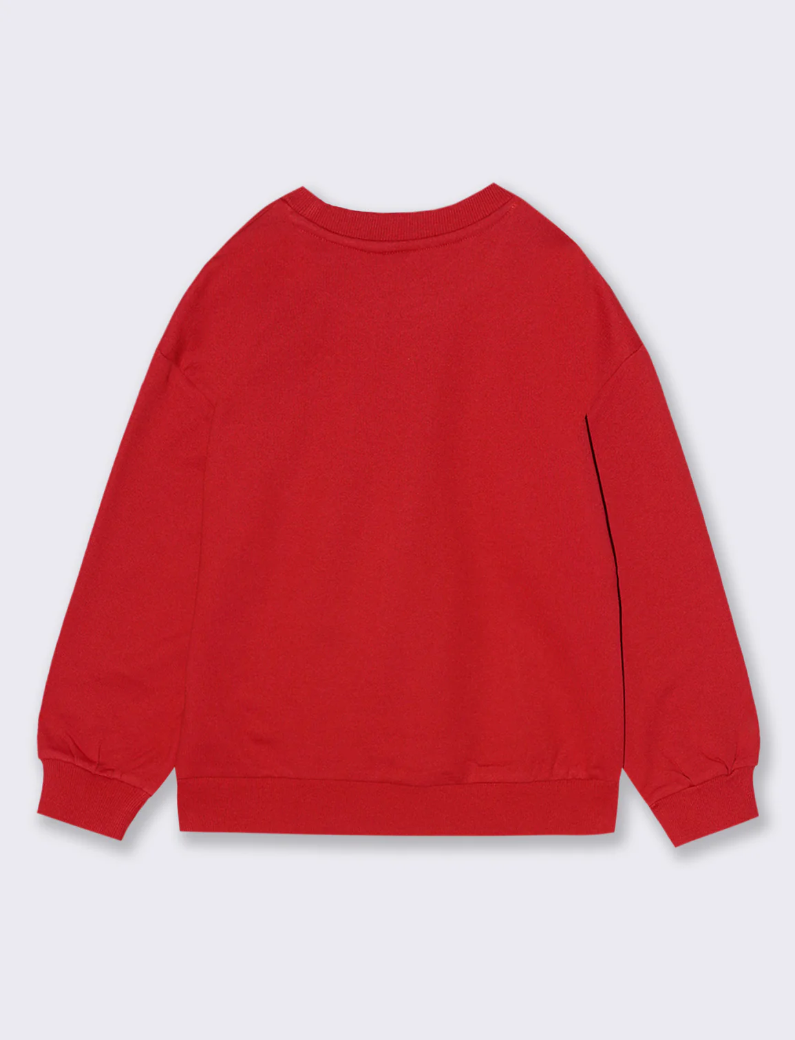 Felpa girocollo a manica lunga con stampa natalizia Stitch - Rosso - Image 2