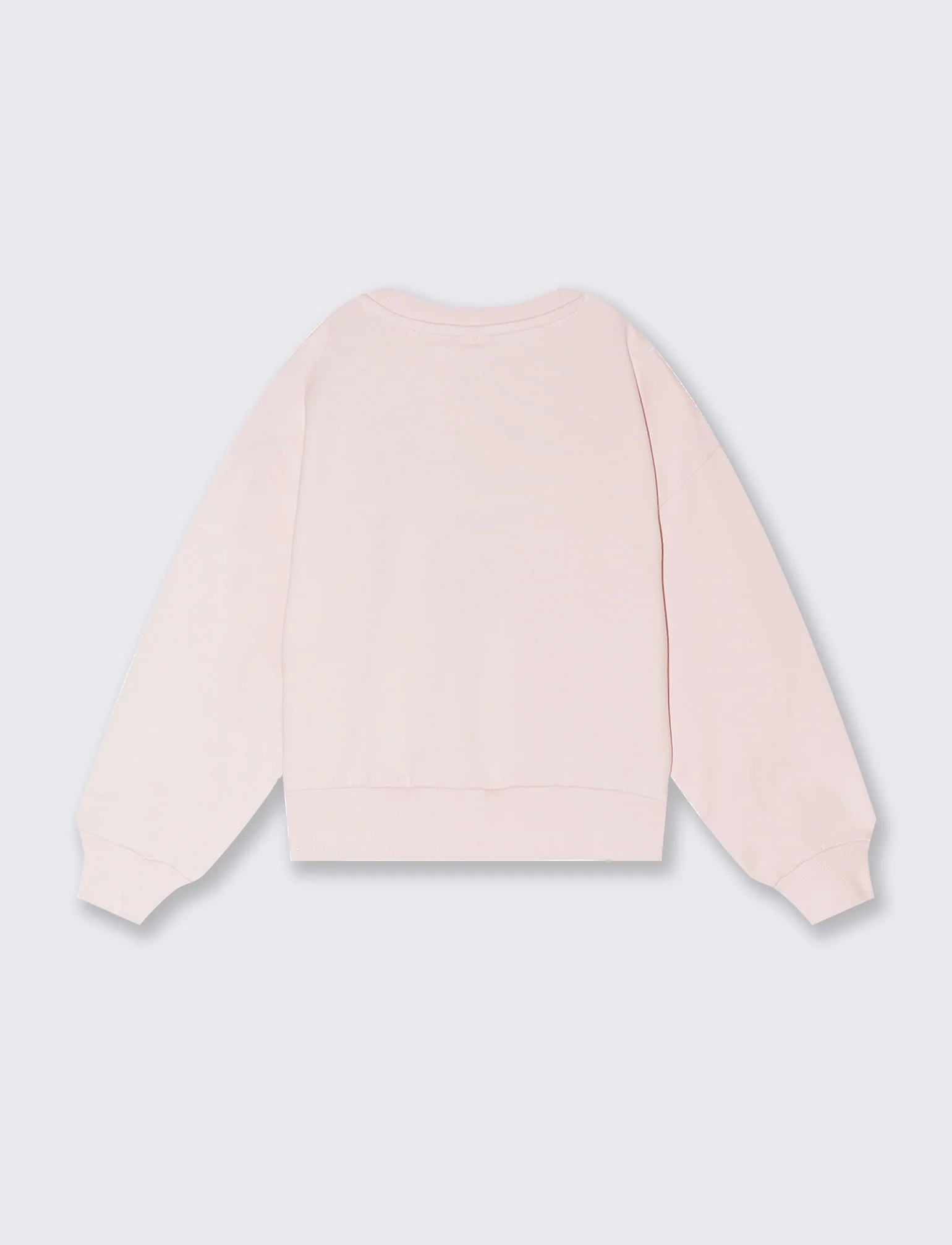 Felpa girocollo loose fit da bambina - Rosa - Image 4