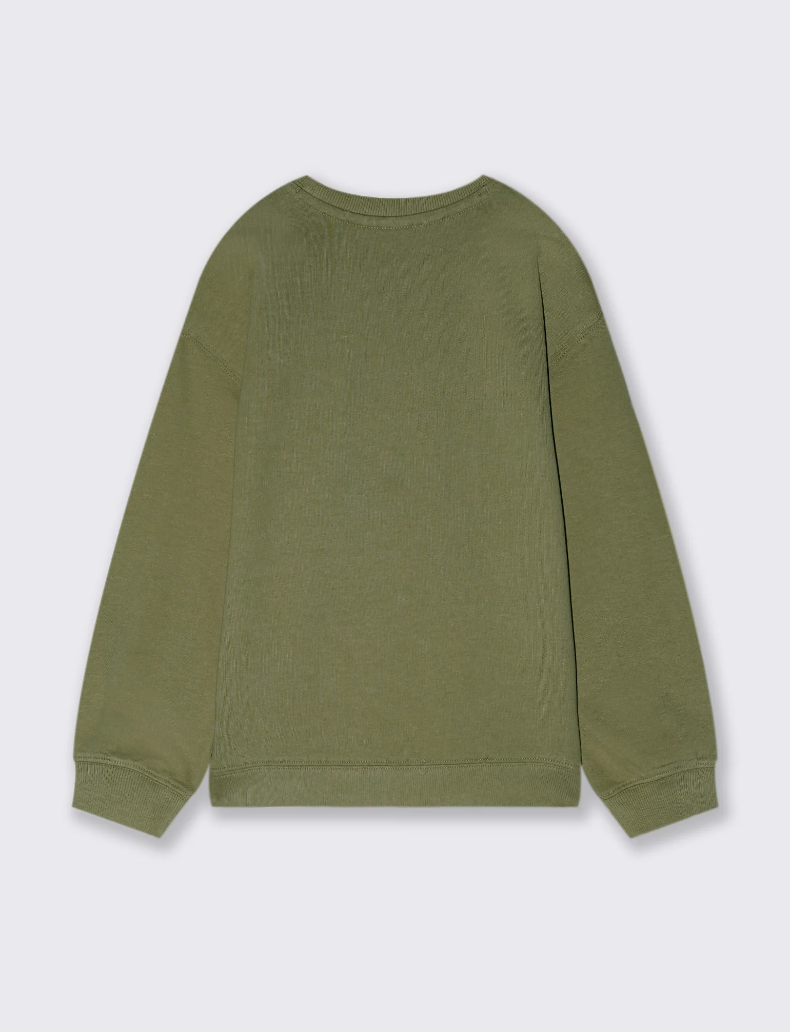 FELPA girocollo - Verde militare - Image 3