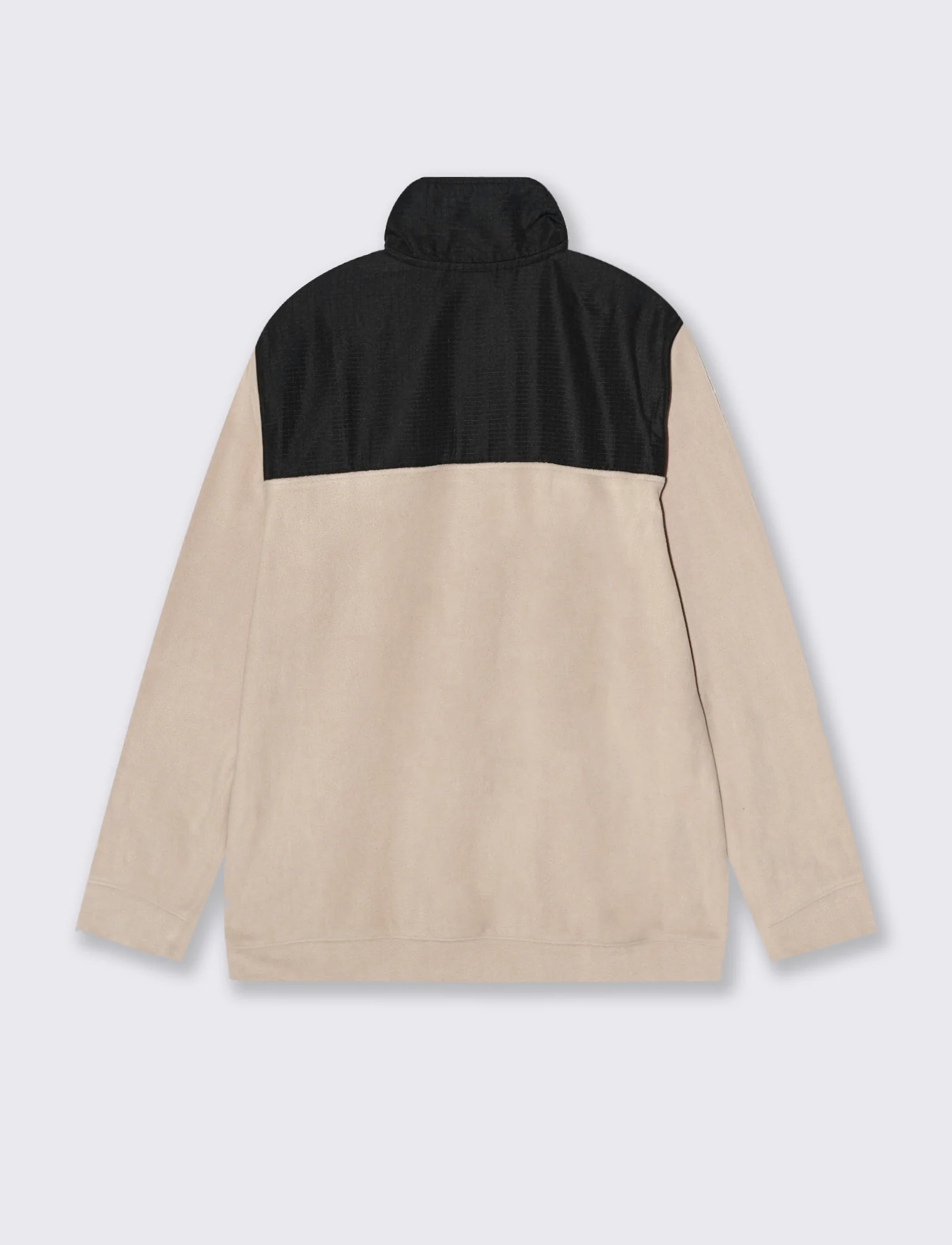 FELPA IN PILE CON CERNIERA - Beige - Image 5