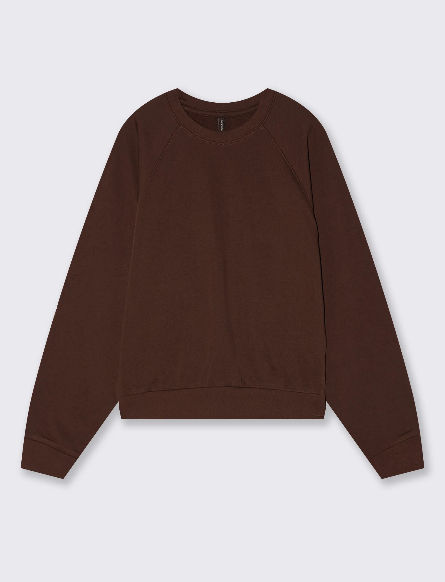 FELPA MANICA RAGLAN - Marrone cioccolato