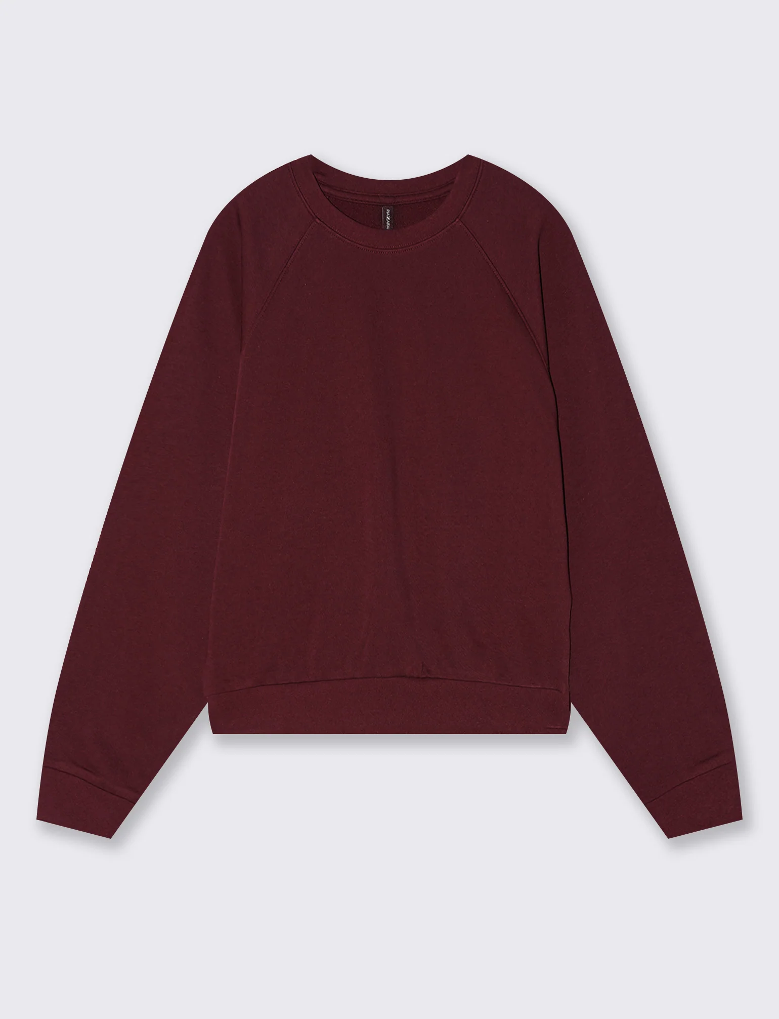 FELPA MANICA RAGLAN - Viola prugna