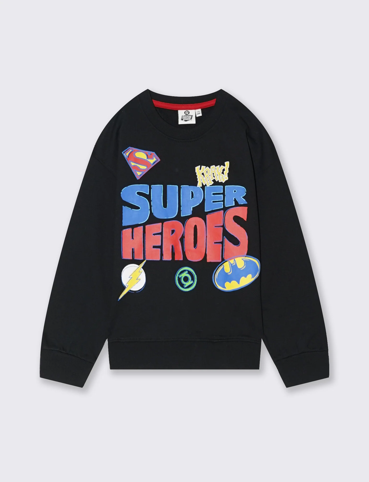 FELPA PERSONNAGGI DC COMICS - Nero