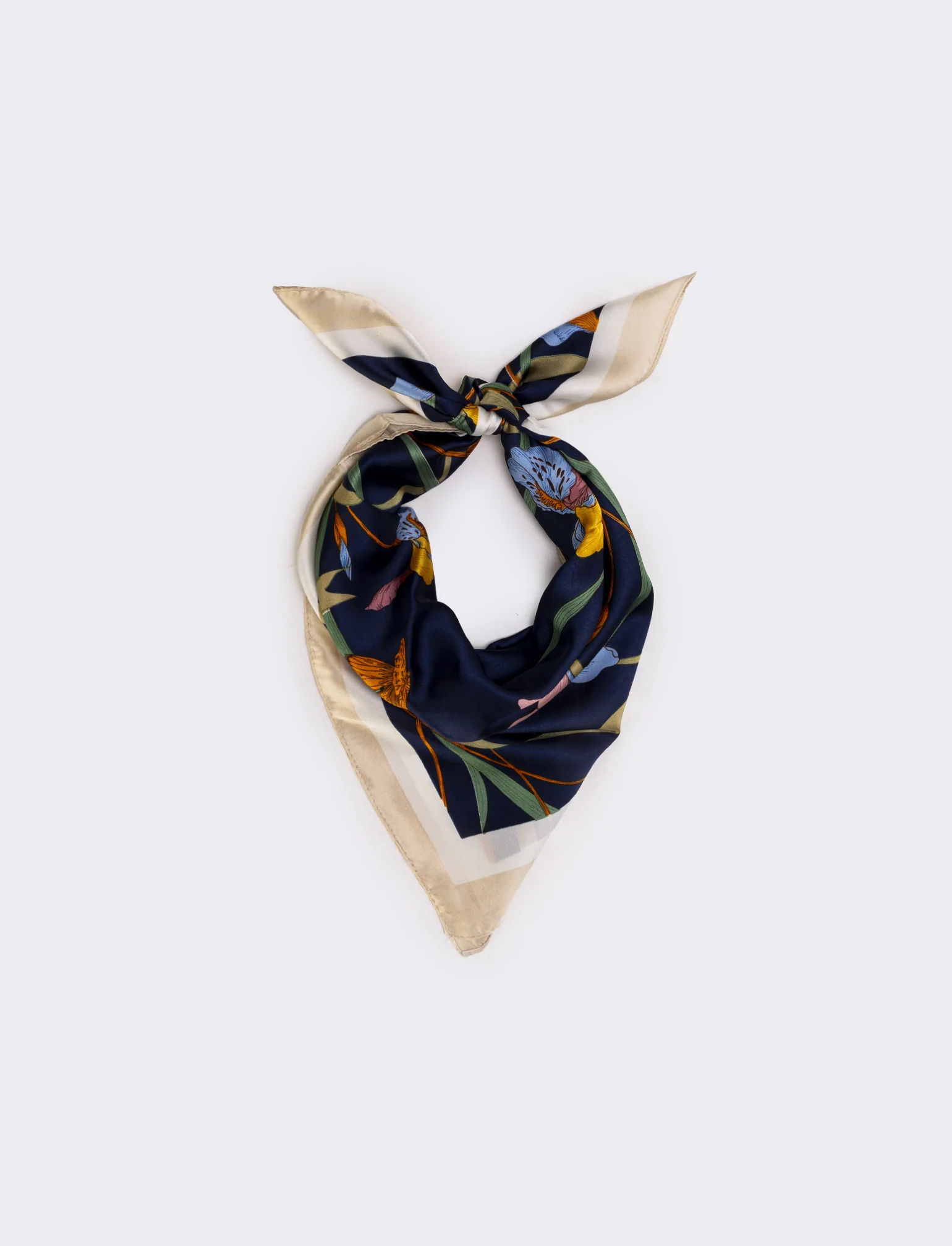 Foulard 70x70cm con fantasie uniche - Beige