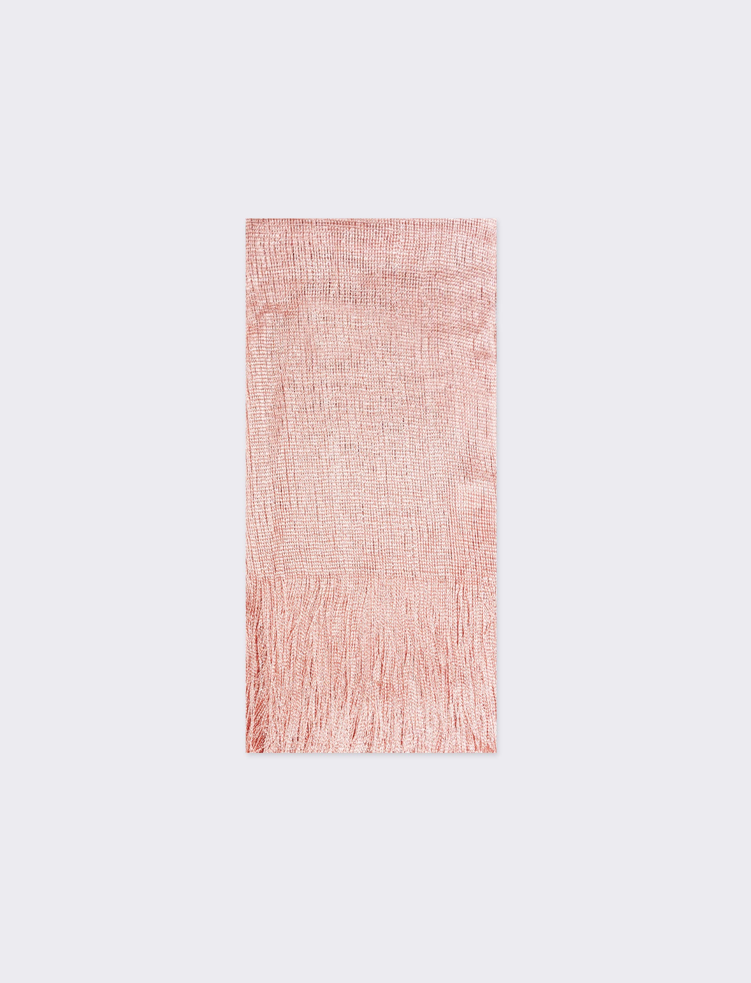 Foulard a rete con lurex  45 x 180 cm donna - Rosa - Image 2