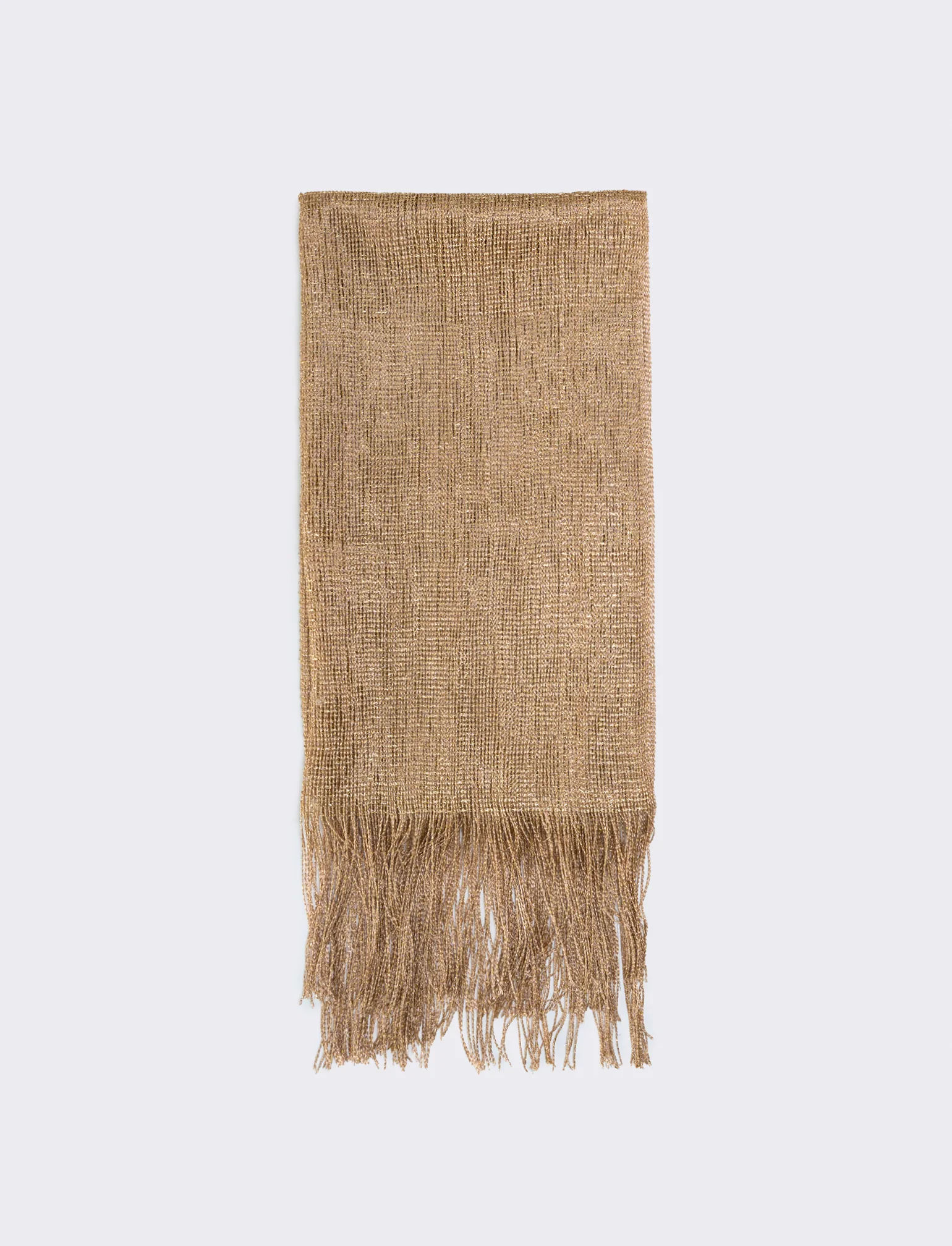 Foulard a rete con lurex per donne - Oro - Image 2