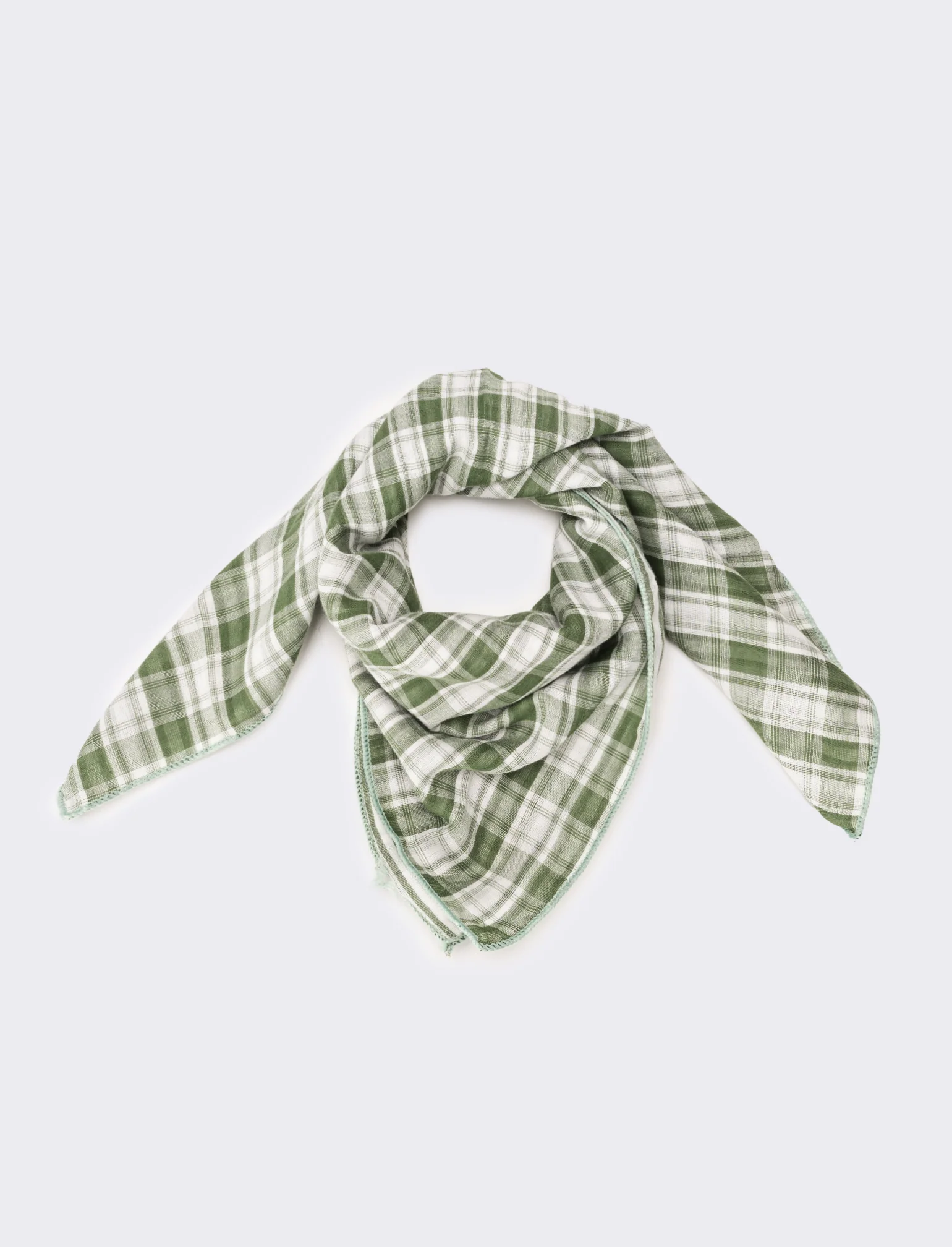 Foulard bambino double face - Verde
