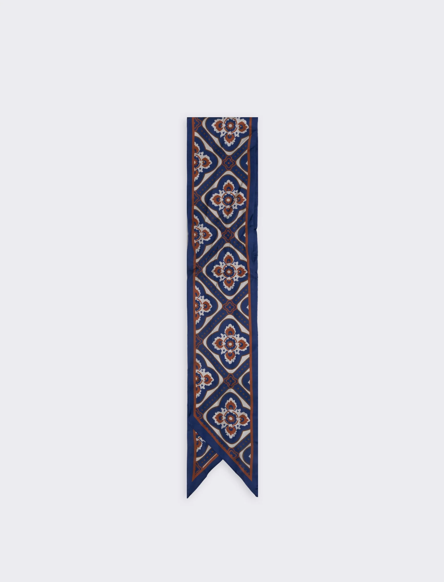 Foulard cravatta in satin per donne - Arancio - Image 4